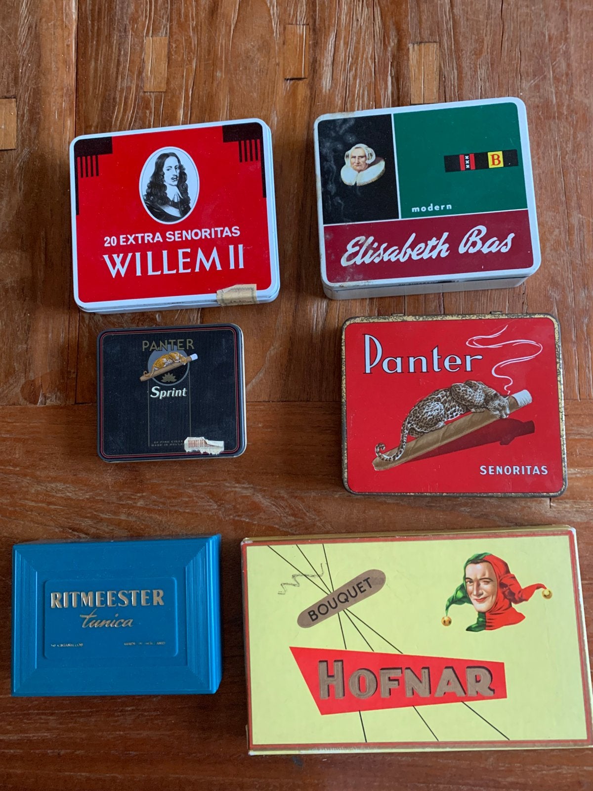 Sigarendoosjes, Ophalen, Gebruikt