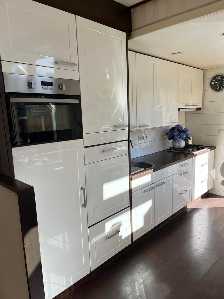 Keuken (ca. 4m breed) met inbouwapparatuur, deels gedemontee, Huis en Inrichting, Keuken | Complete keukens, Ophalen, Gebruikt