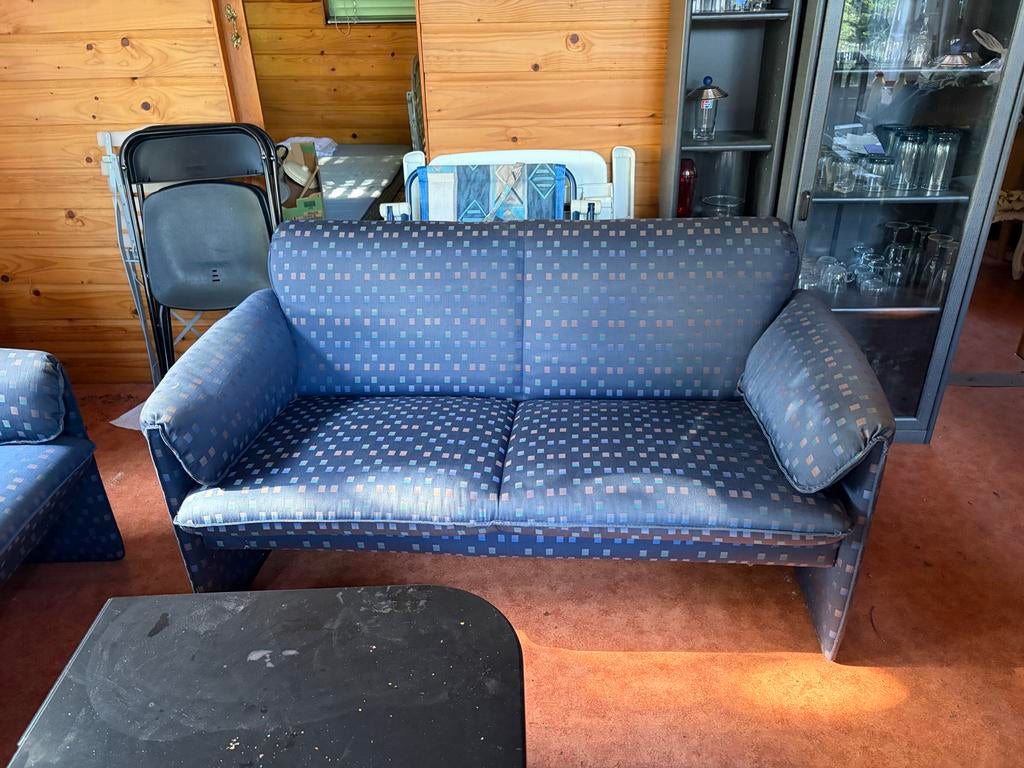 Vintage 2-zits Bora Bora bank - Per stuk of als set, Gebruikt, 150 tot 200 cm, Tweepersoons, 75 tot 100 cm