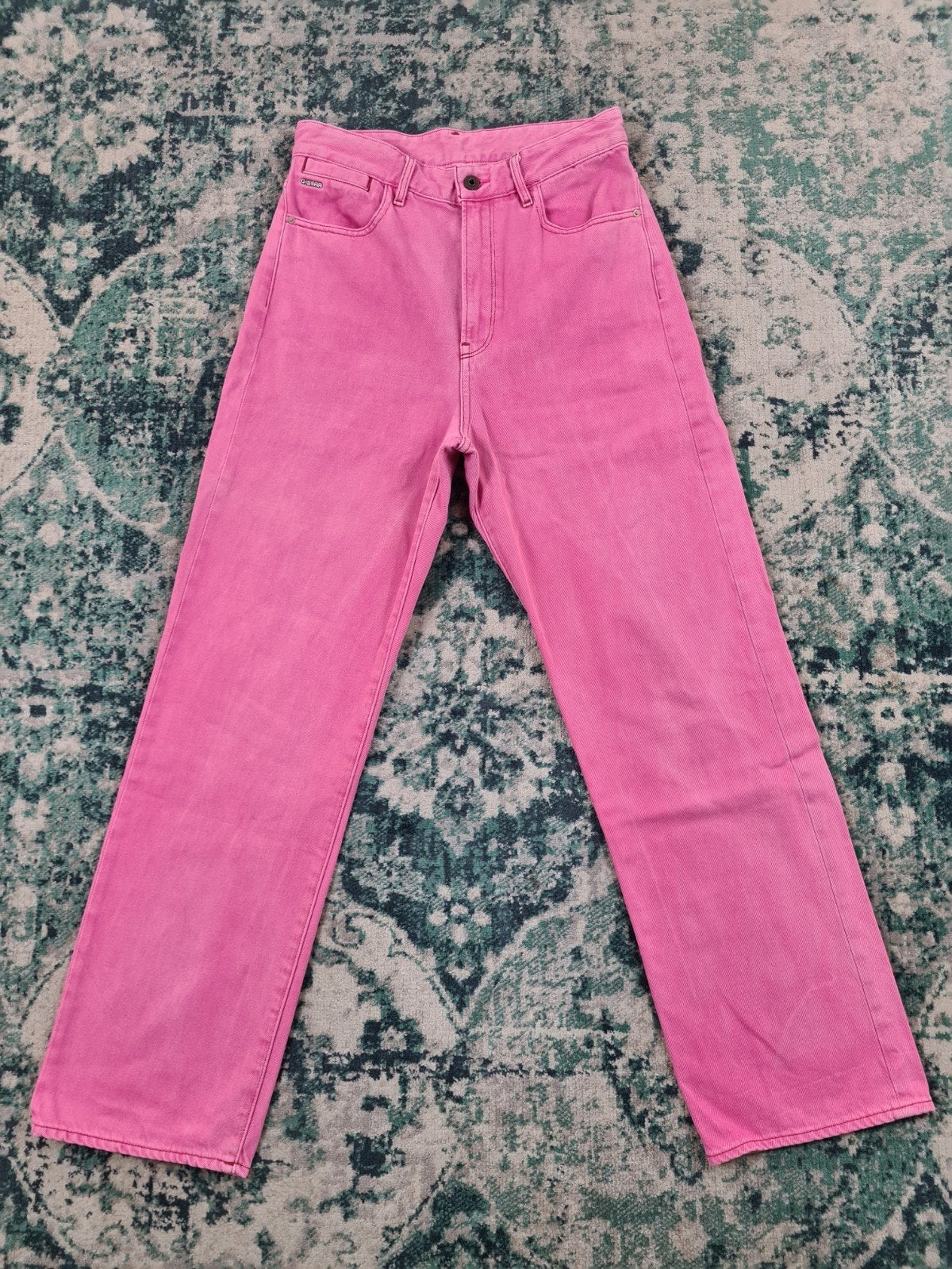 G-star Teddie ultrahigh long straight W28 L28 Tulsi2828, Blauw, Ophalen of Verzenden, W28 - W29 (confectie 36), G-STAR RAW