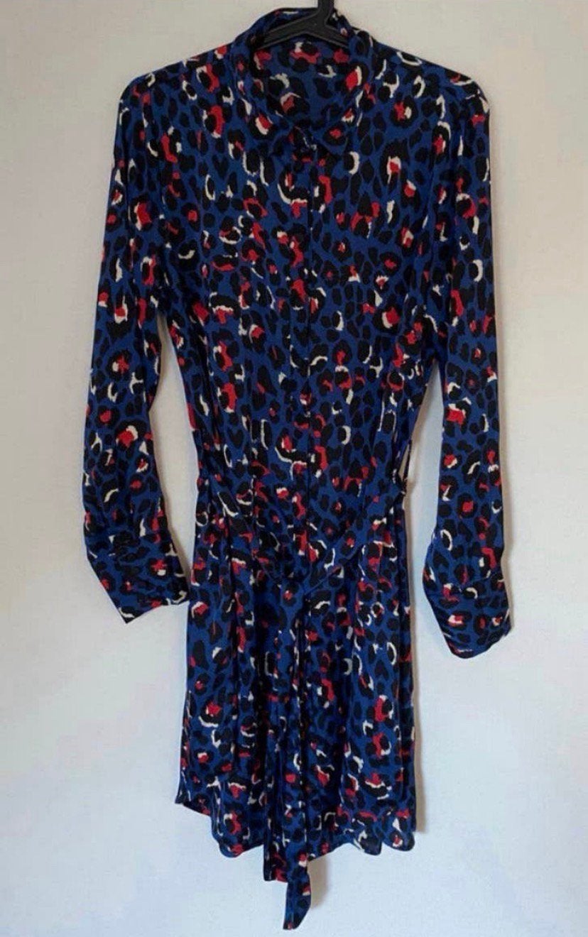 Dames jurk, maat L / lofty manier, Maat 42/44 (L), Zo goed als nieuw, Boven de knie, Meerkleurig