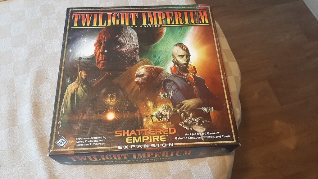 bordspellen Twilight Imperium + Shattered Empire, Hobby en Vrije tijd, Een of twee spelers, Ophalen of Verzenden, Nieuw