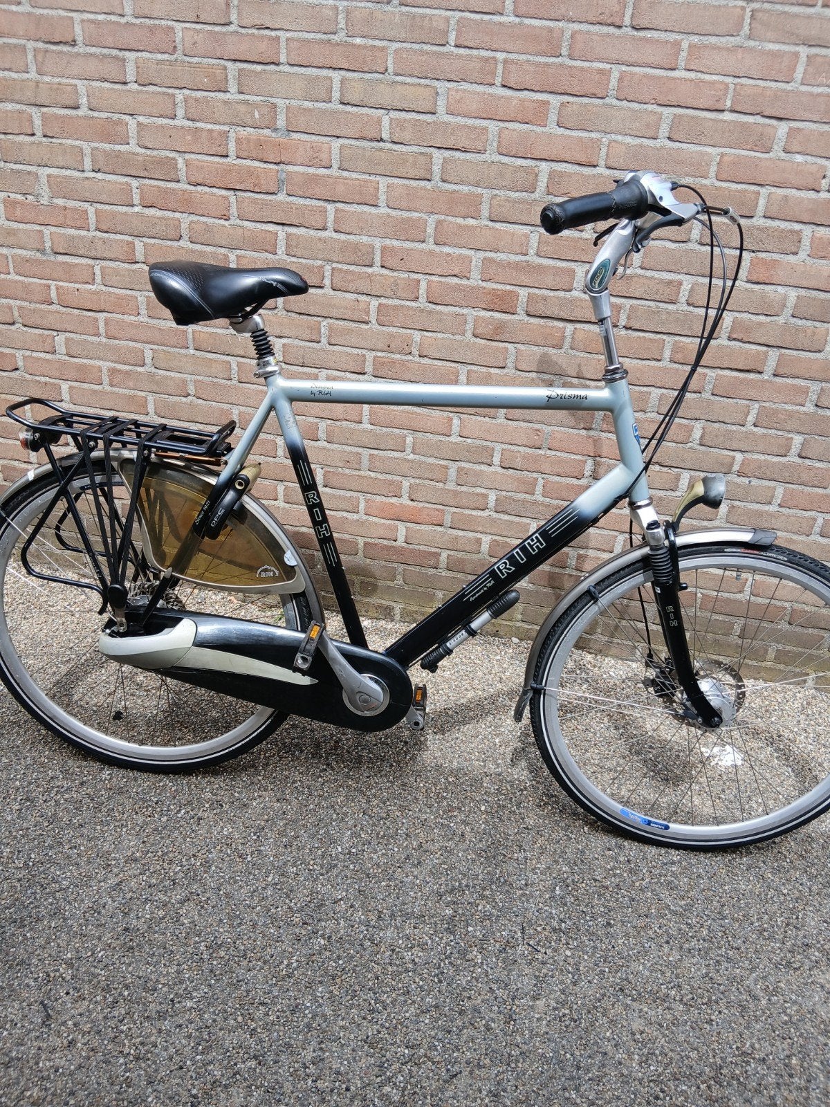 Goede nette herenfiets framemaat 65cm, Versnellingen, Zo goed als nieuw, 65 cm of meer, Trommelrem