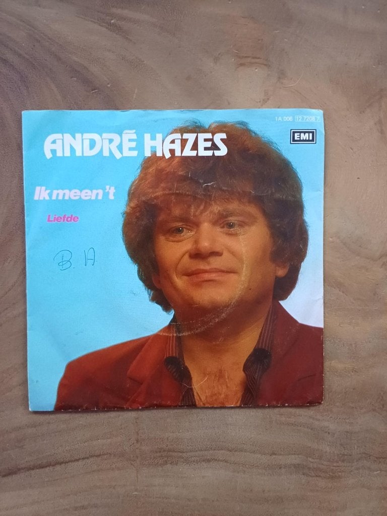 Andre Hazes - Ik Meen 't - Single - Vinyl, Ophalen of Verzenden, Zo goed als nieuw, Nederlandstalig