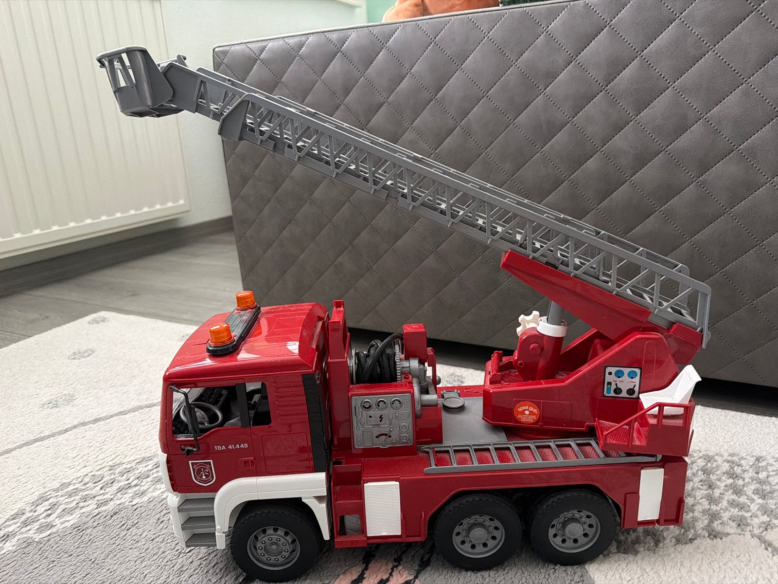 Zeer mooie Bruder Brandweerwagen, Kinderen en Baby's, Speelgoed | Speelgoedvoertuigen, Ophalen, Gebruikt