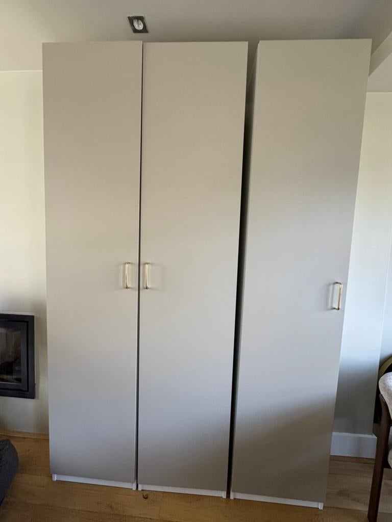 3x IKEA pax kast beige, Huis en Inrichting, 200 cm of meer, 50 tot 100 cm, Zo goed als nieuw, Overige houtsoorten