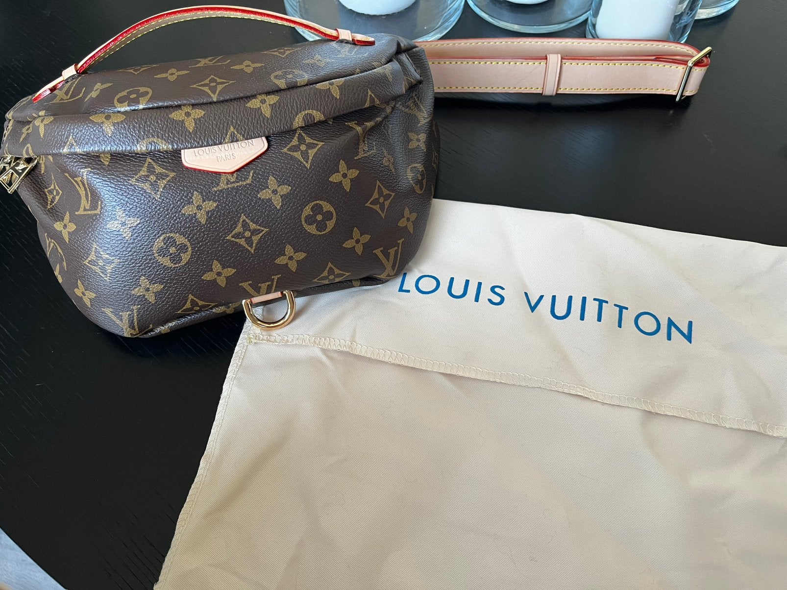 Louis vuitton bumbag bum bag monogram LV, Ophalen of Verzenden, Nieuw, Bruin, Overige typen