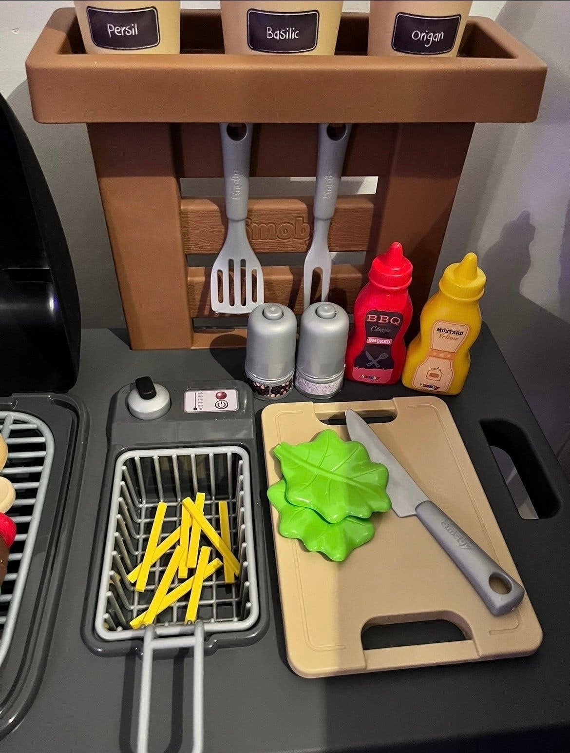 Smoby BBQ speelkeuken met accessoires, Ophalen, Zo goed als nieuw, Jongen of Meisje