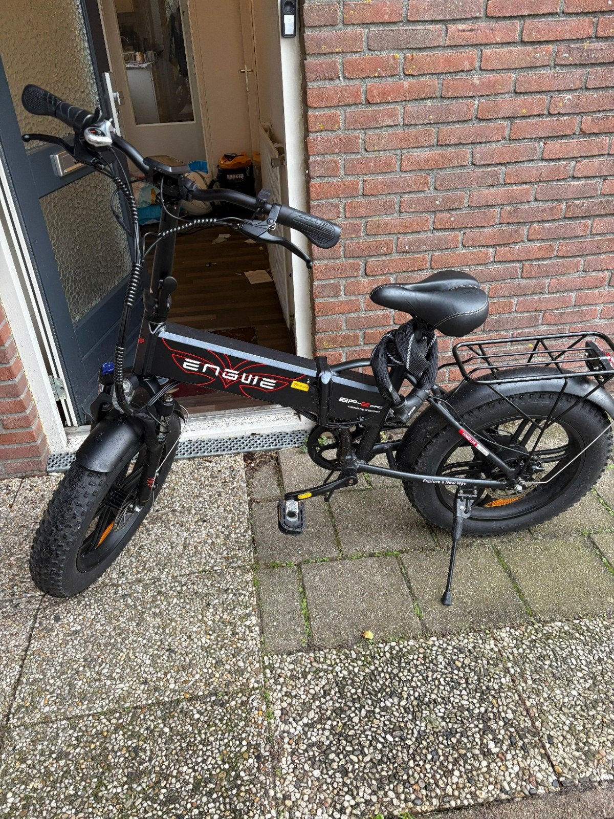 Gestolen fatbike Engwe, 20 inch of meer, Velgrem, Nieuw, Deels opvouwbaar