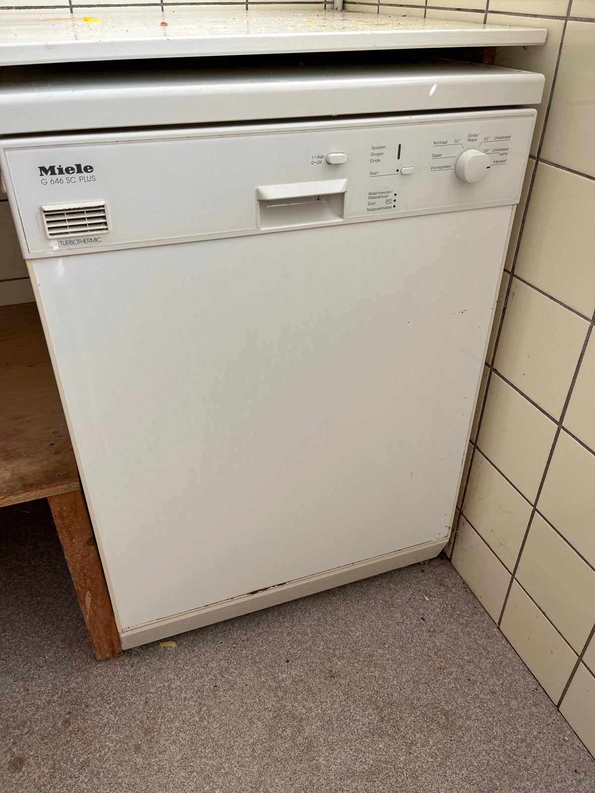 Miele G 646 SC PLUS Vaatwasser - Turbothermic, Ophalen, Gebruikt, 60 cm of meer, 14 tot 18 liter
