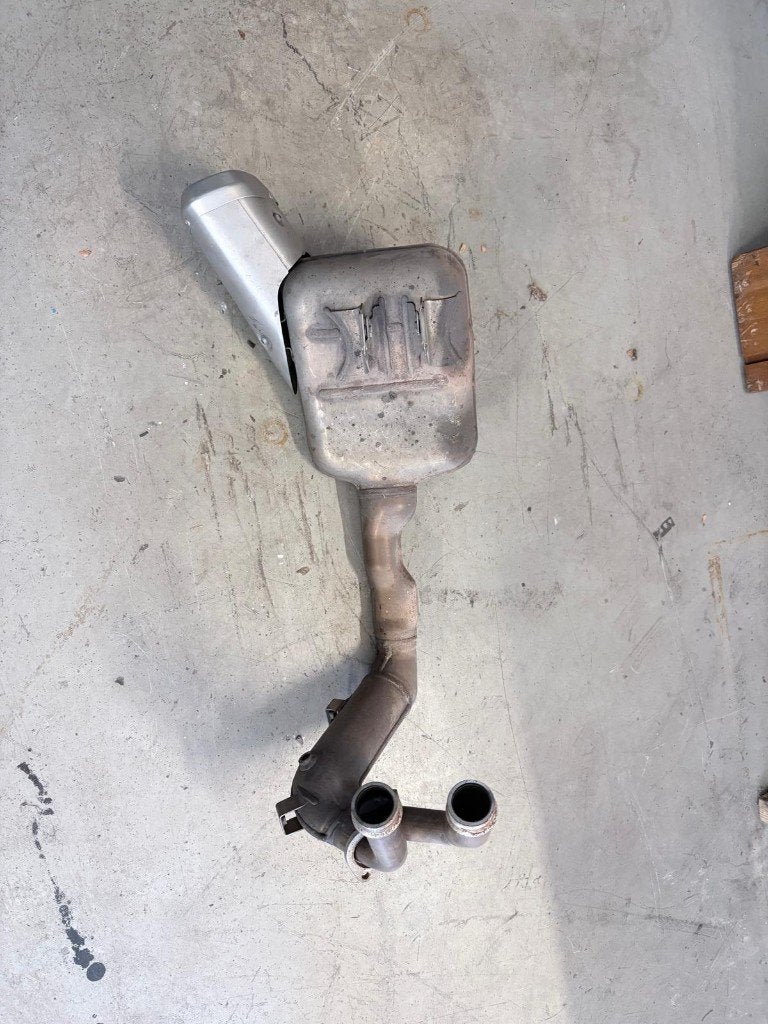 Stock uitlaat Yamaha Tracer 7 te koop, Ophalen of Verzenden, Gebruikt