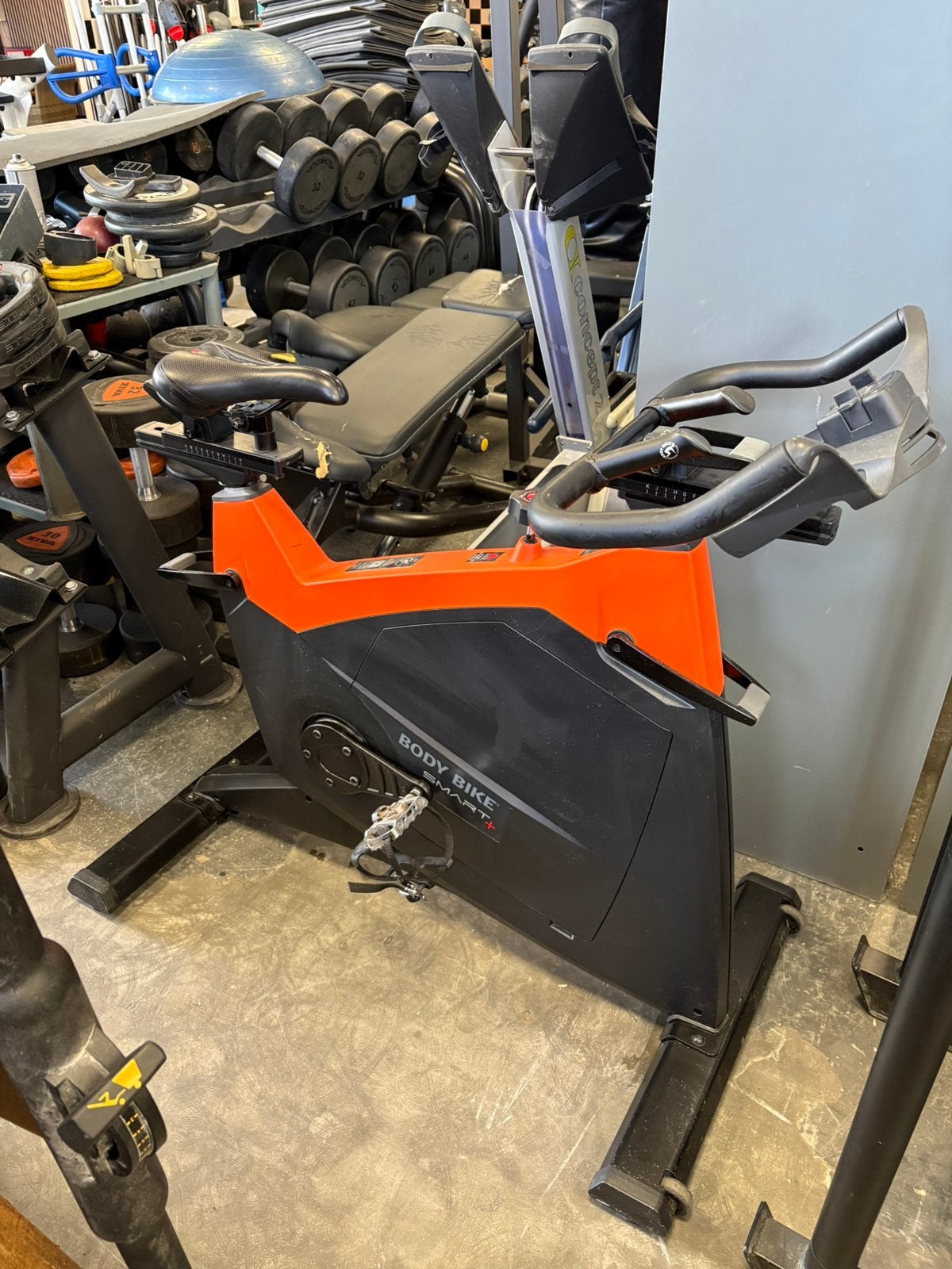 Bodybike smart+ spinning fiets bike zwart of zwart/oranje