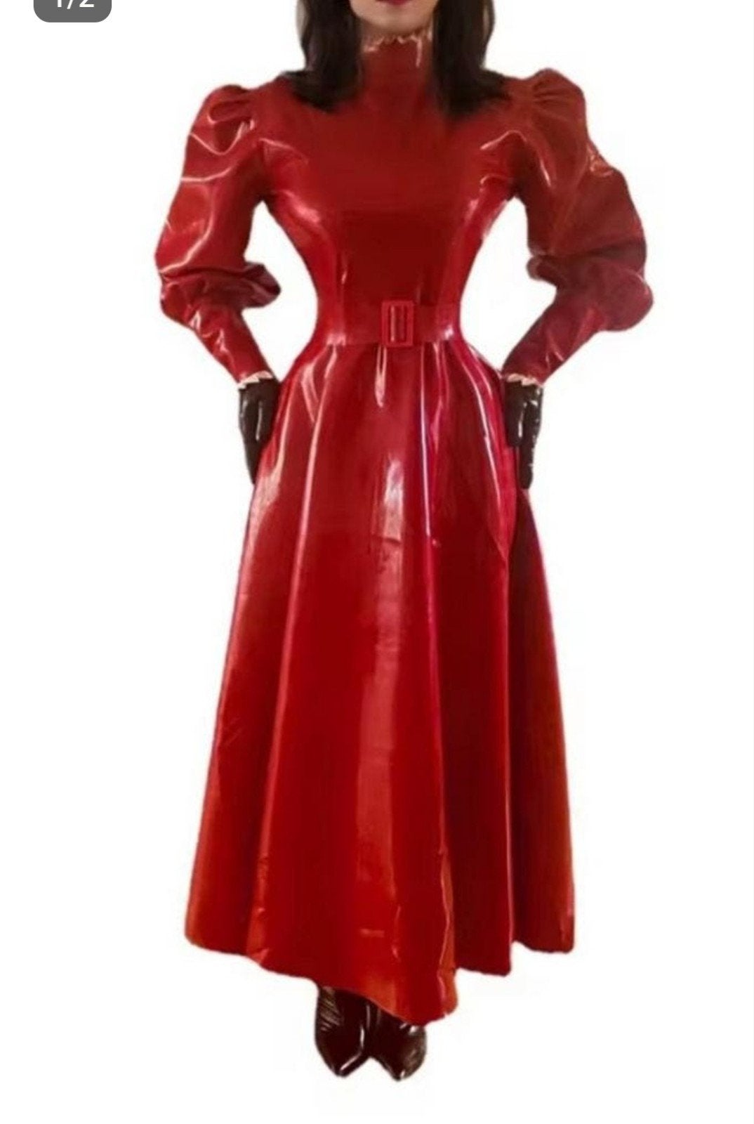 Jurk met speciale mouwen, tm 7XL, Verzenden, Zwart, Nieuw, Maat 34 (XS) of kleiner