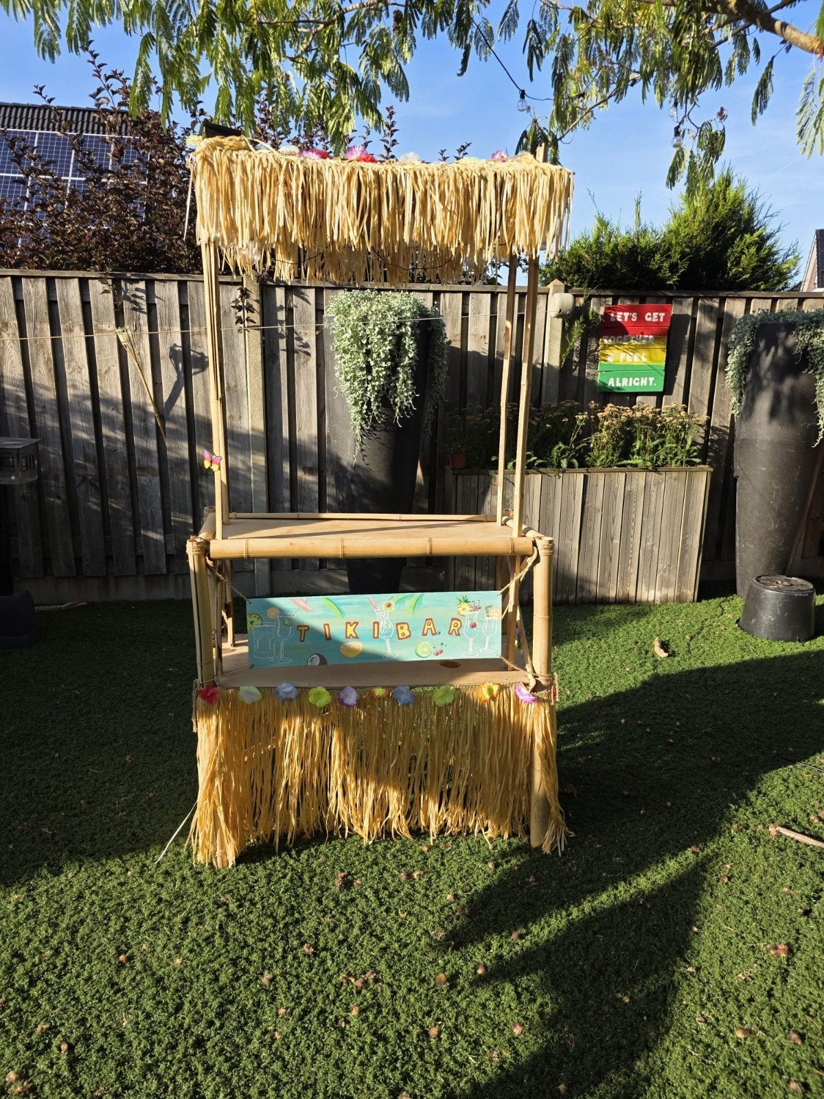 Tiki Bar voor Tropisch Feest - Bamboe en Riet, Ophalen, Gebruikt, Versiering, Overige