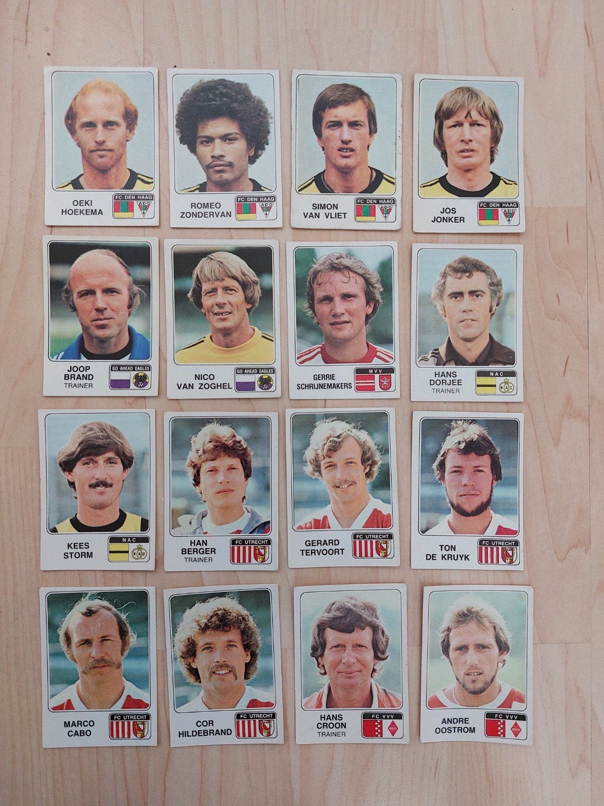 panini 79 voetbal plaatjes 1979 fc Utrecht eagles den haag, Verzamelen, Verzenden, Zo goed als nieuw, F.C. Utrecht, Poster, Plaatje of Sticker