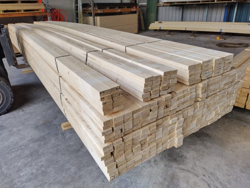 Vuren panlatten 22x50 geschaafd, Ophalen, Nieuw, 250 cm of meer, Balken