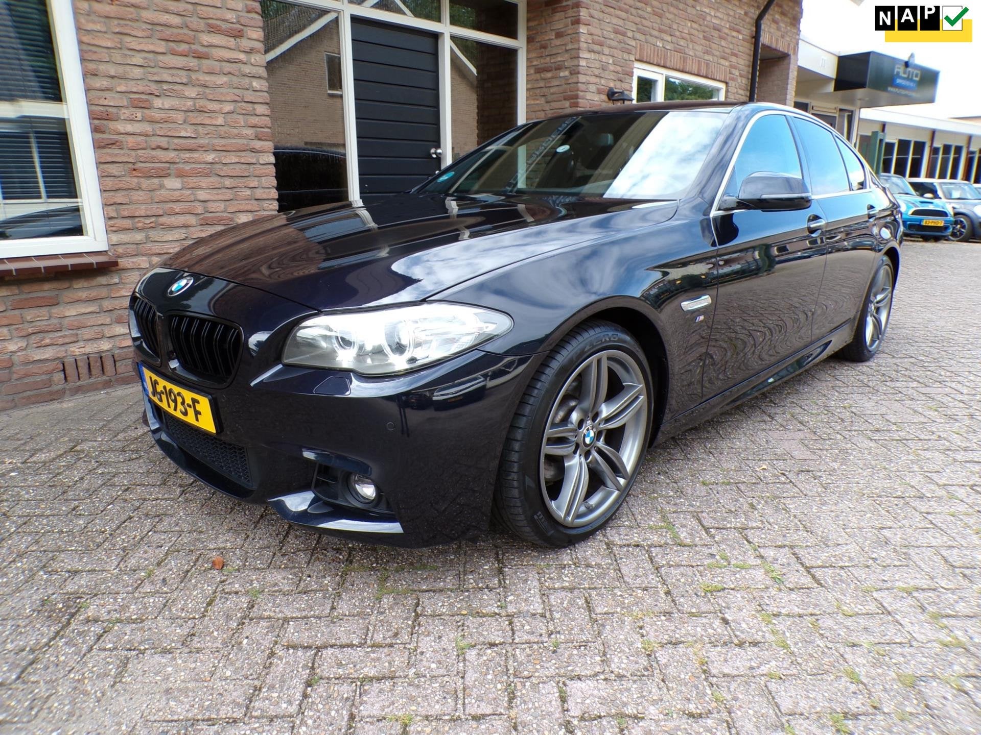 BMW 5-serie 520i M Sport Edition High Executive, Auto's, BMW, Automaat, Gebruikt, Euro 6, 4 cilinders