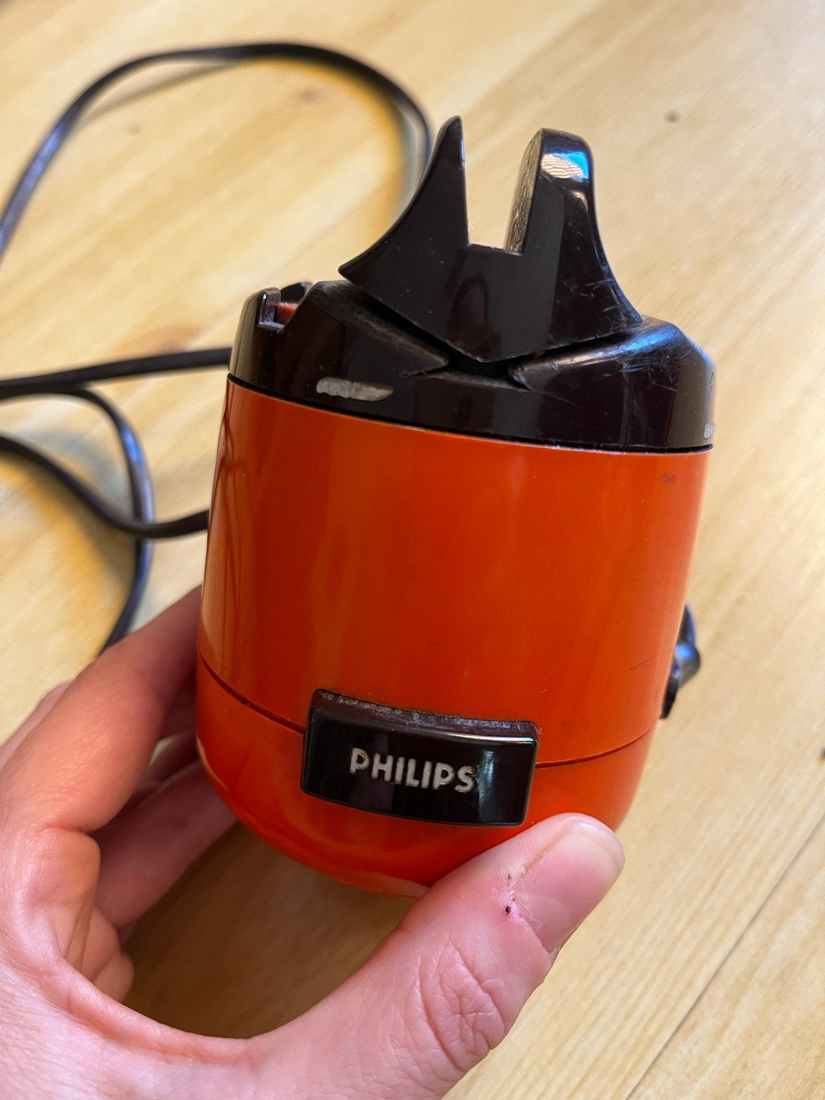 Vintage Philips messenslijper, Ophalen of Verzenden, Gebruikt