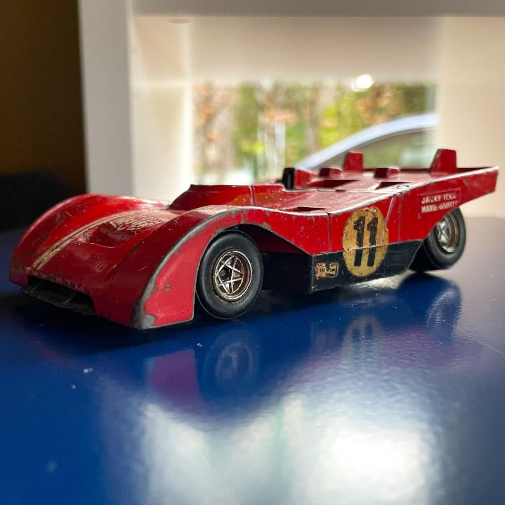 Vintage Politoys Ferrari 312 speelgoed auto, Andretti, Ickx, Verzamelen, Retro, Huis en Inrichting, Ophalen of Verzenden