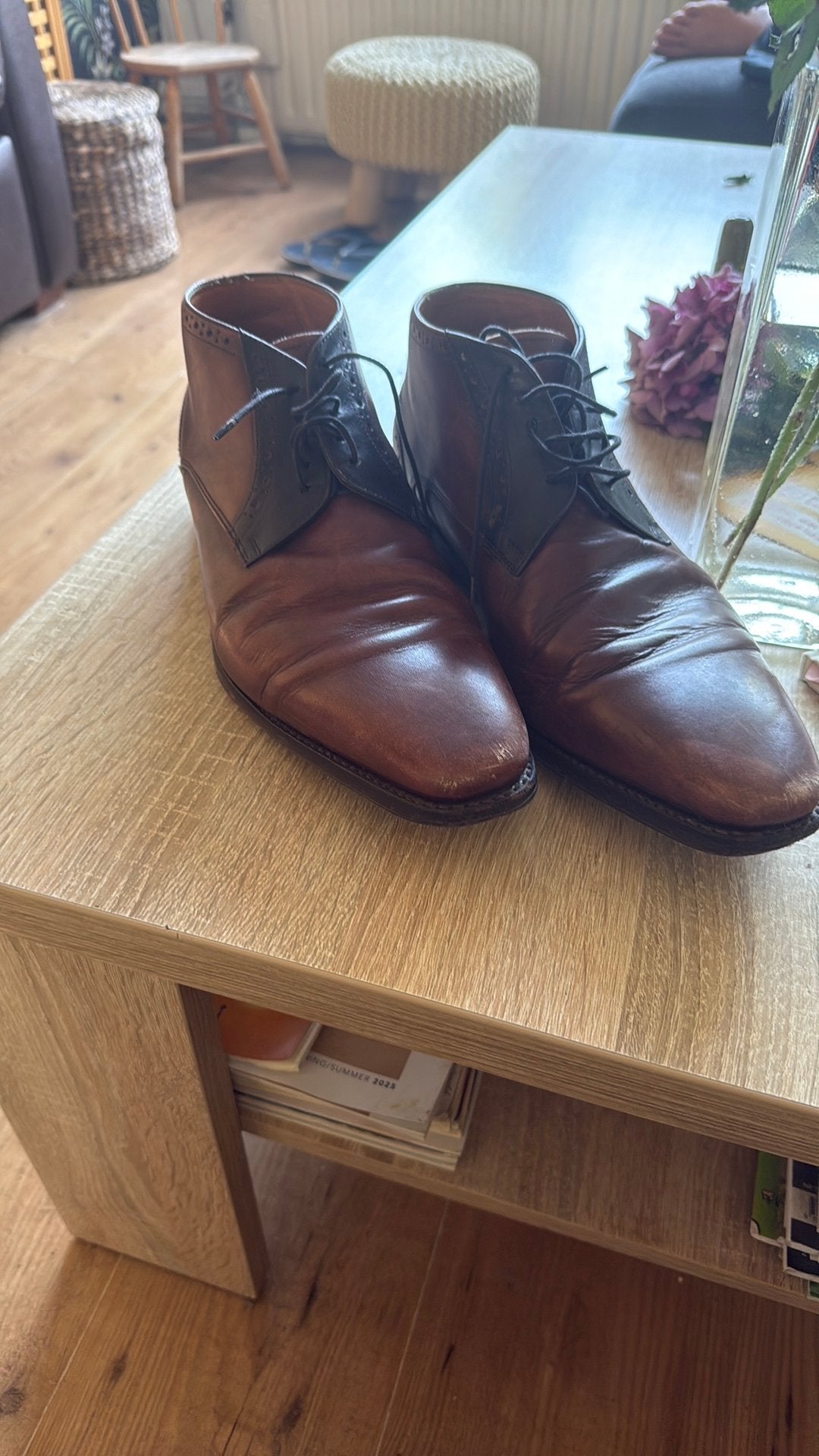 Van Bommel 43, Bruin, Ophalen of Verzenden, Zo goed als nieuw, Veterschoenen