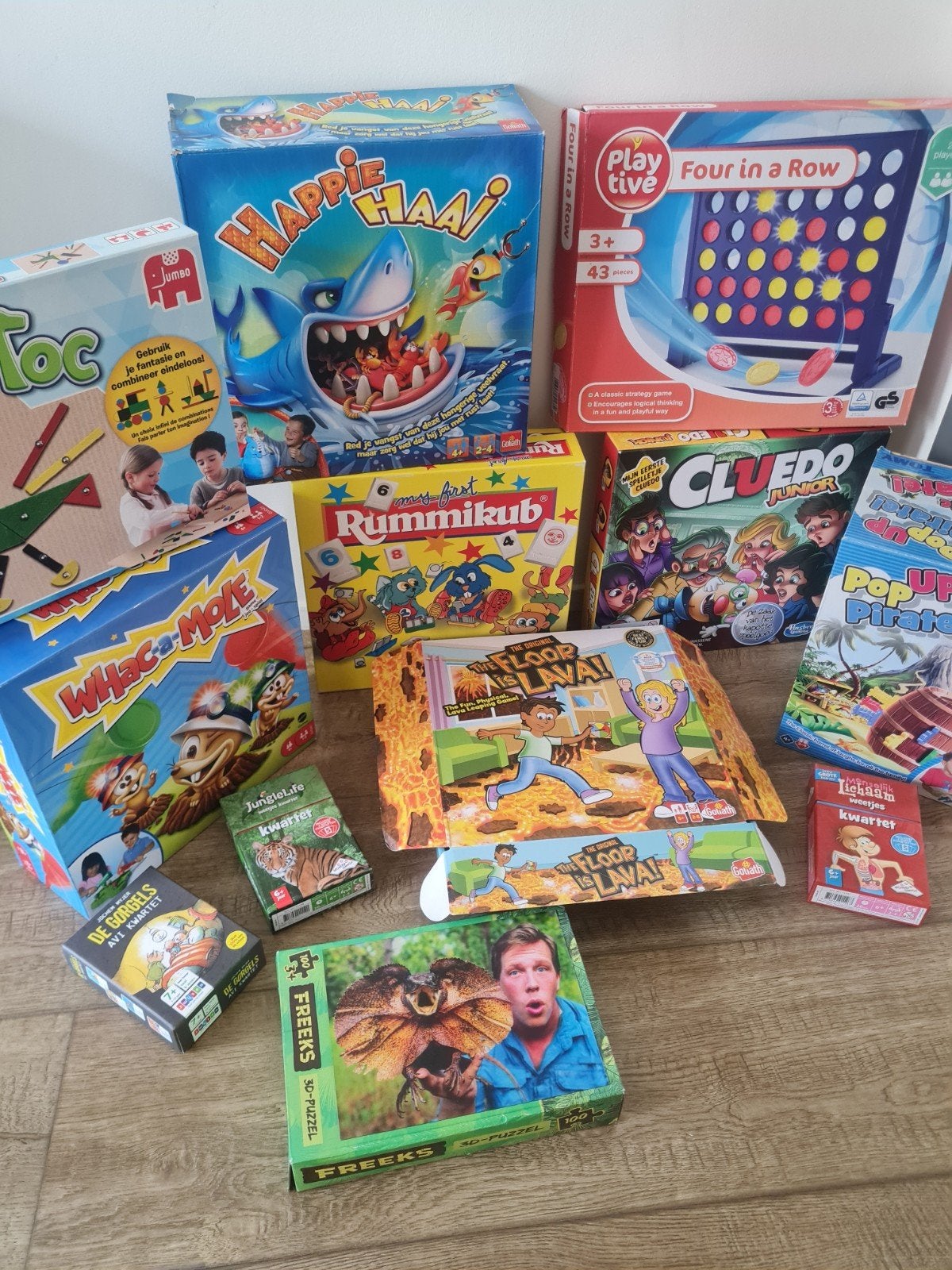 Grote collectie bordspellen en kaartspellen, Hobby en Vrije tijd, Gezelschapsspellen | Bordspellen, Vijf spelers of meer, Ophalen of Verzenden