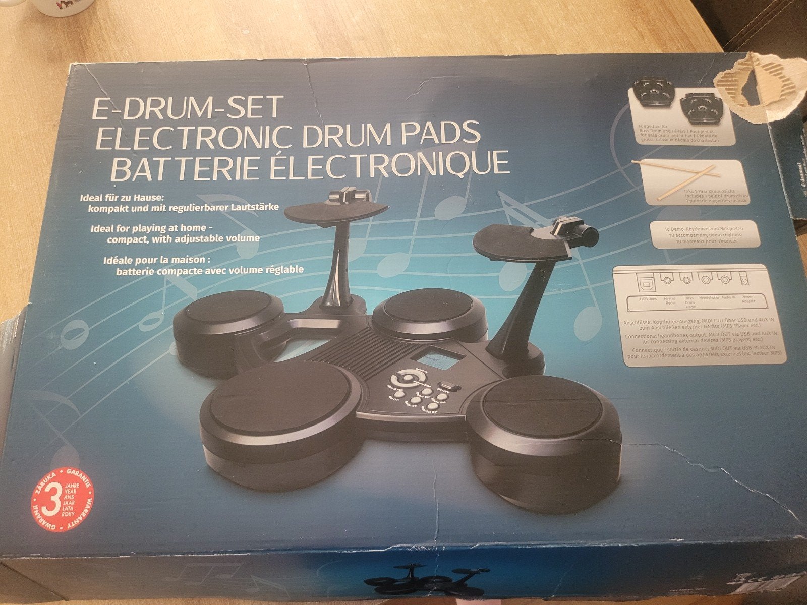 Sheffield E-Drum Set - Elektronische drum pads, Muziek en Instrumenten, Ophalen of Verzenden, Nieuw, Overige merken, Elektronisch