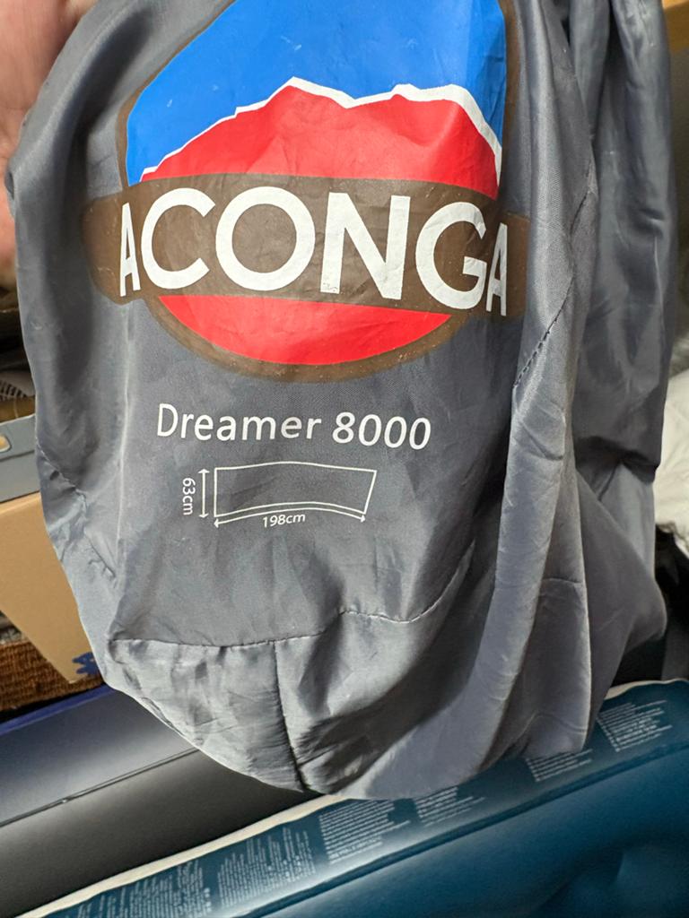 2x Aconga Dreamer 8000 slaapmat - 1 persoons, Ophalen of Verzenden, Gebruikt, 1-persoons