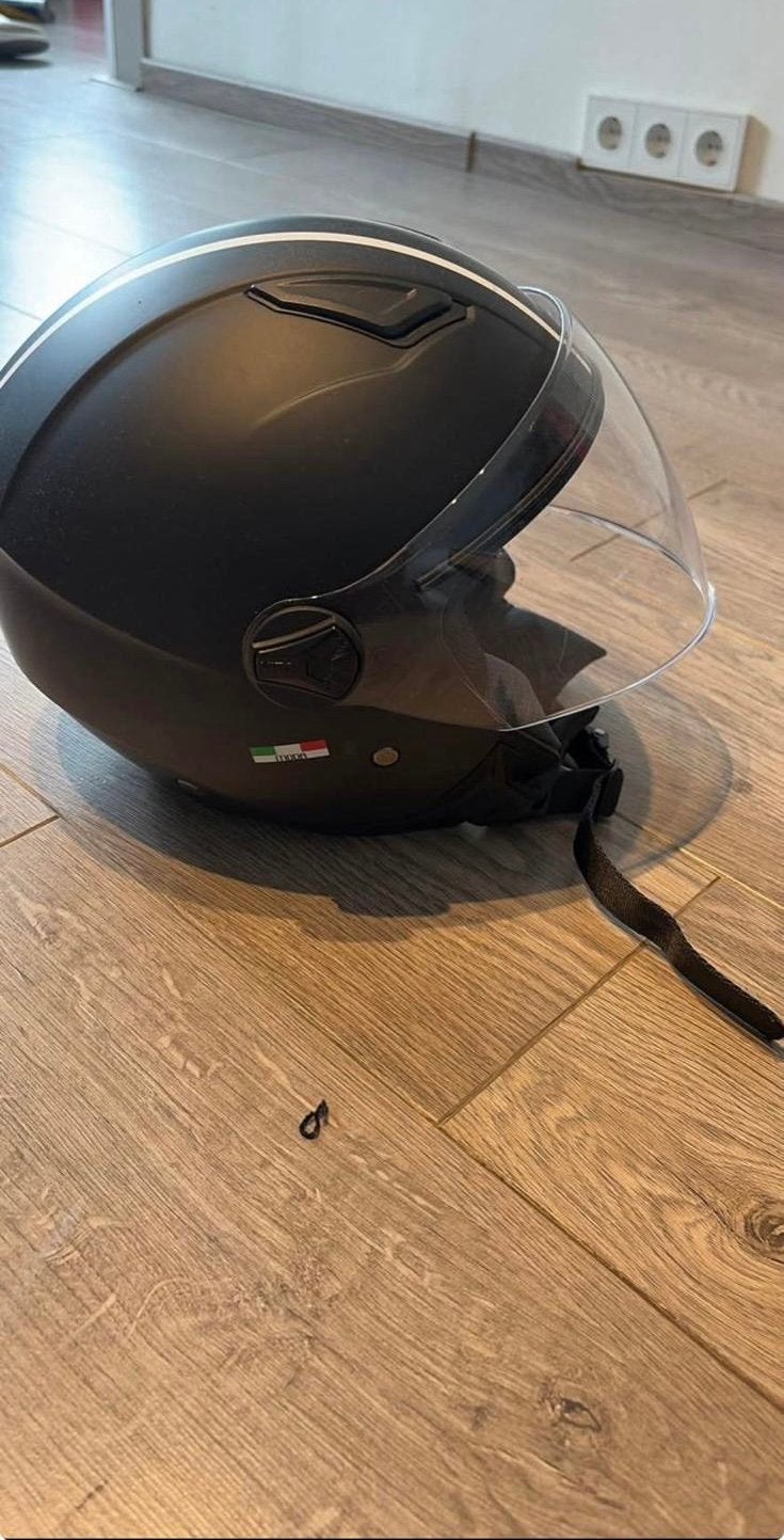 Kinder motorhelm maat 49, Ophalen, Zo goed als nieuw