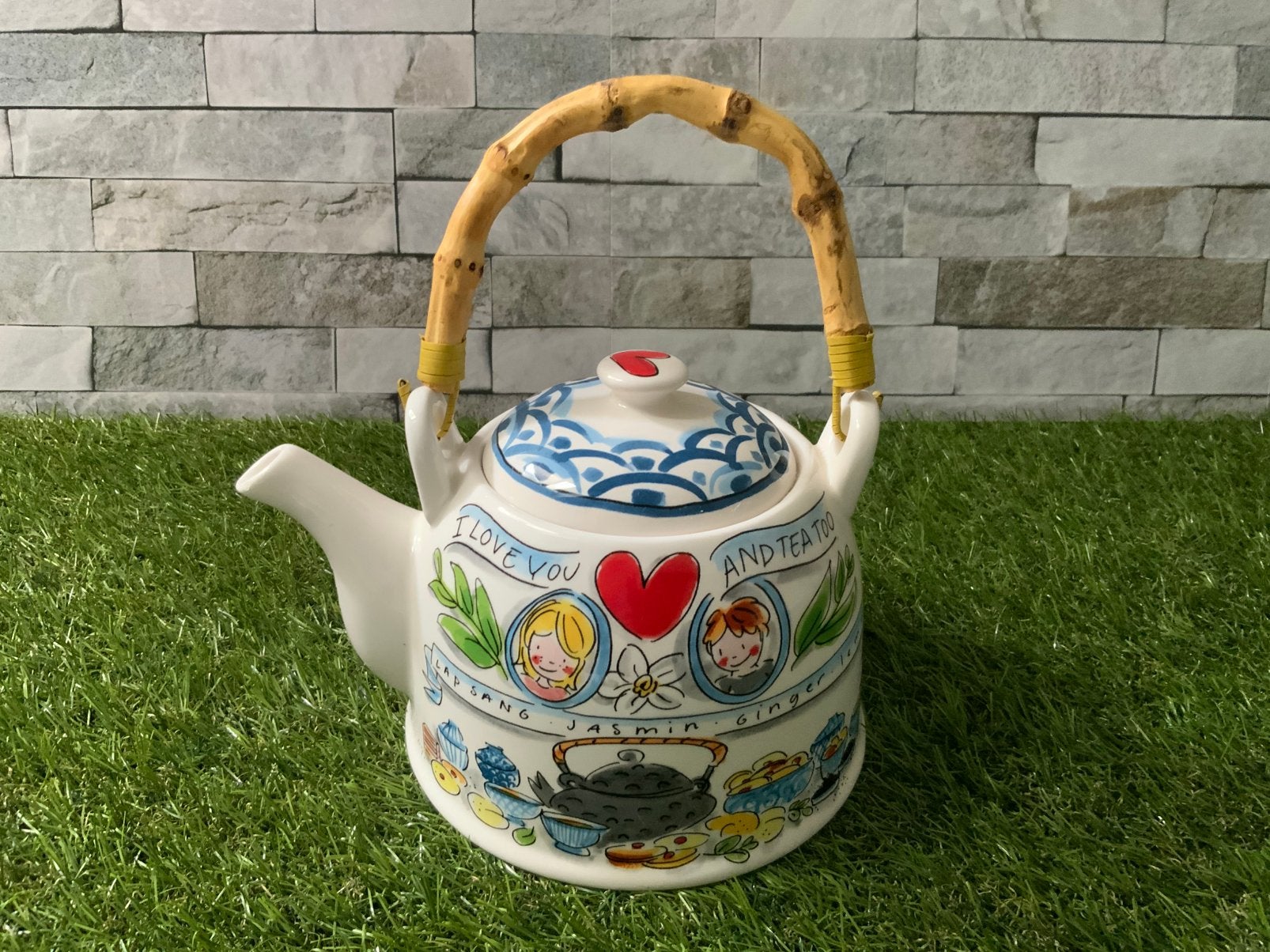 Blond Amsterdam Asia/Sushi theepot, Huis en Inrichting, Keuken | Servies, Ophalen of Verzenden, Zo goed als nieuw, Aardewerk, Overige typen