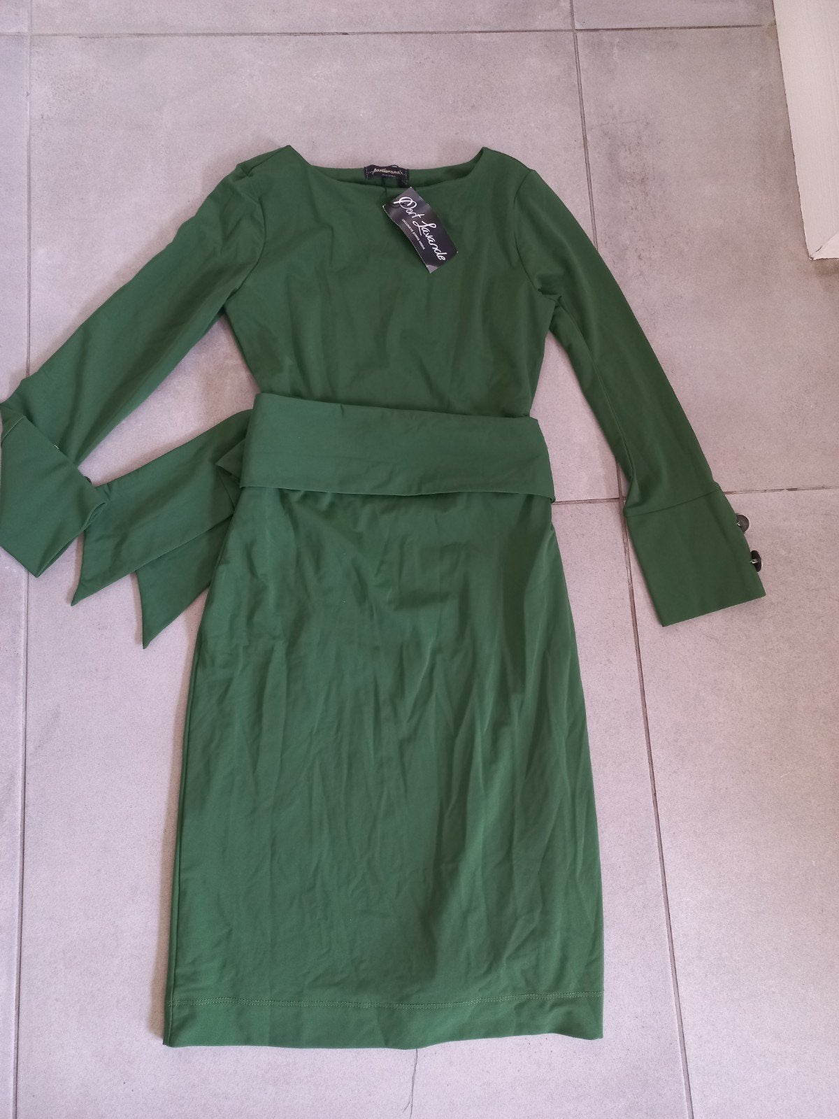 Portlavande jurk, Kleding | Dames, Jurken, Ophalen of Verzenden, Zo goed als nieuw, Maat 34 (XS) of kleiner, Boven de knie