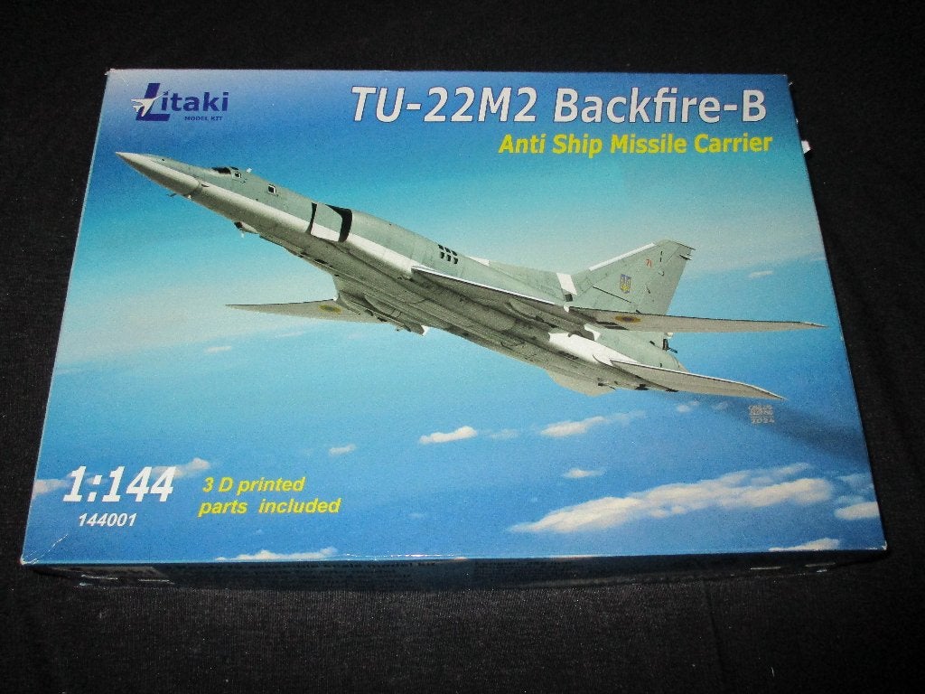 H-837,LITAKI 1-144,NO,144001,Tu-22 M2 Backfire-B – Anti-Ship, Hobby en Vrije tijd, Modelbouw | Vliegtuigen en Helikopters, Ophalen of Verzenden
