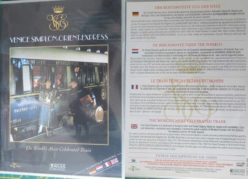 DVD, docu, de geschiedenis van de ORIËNT EXPRESS, Alle leeftijden, Ophalen of Verzenden, Nieuw in verpakking, Reizen