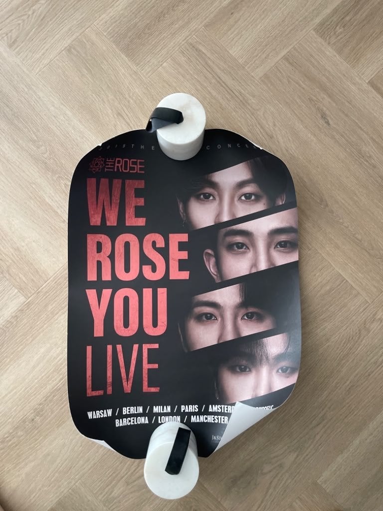 The Rose 'WE ROSE YOU LIVE' Concert Poster, Rechthoekig Staand, Nieuw, Ophalen of Verzenden, A1 t/m A3