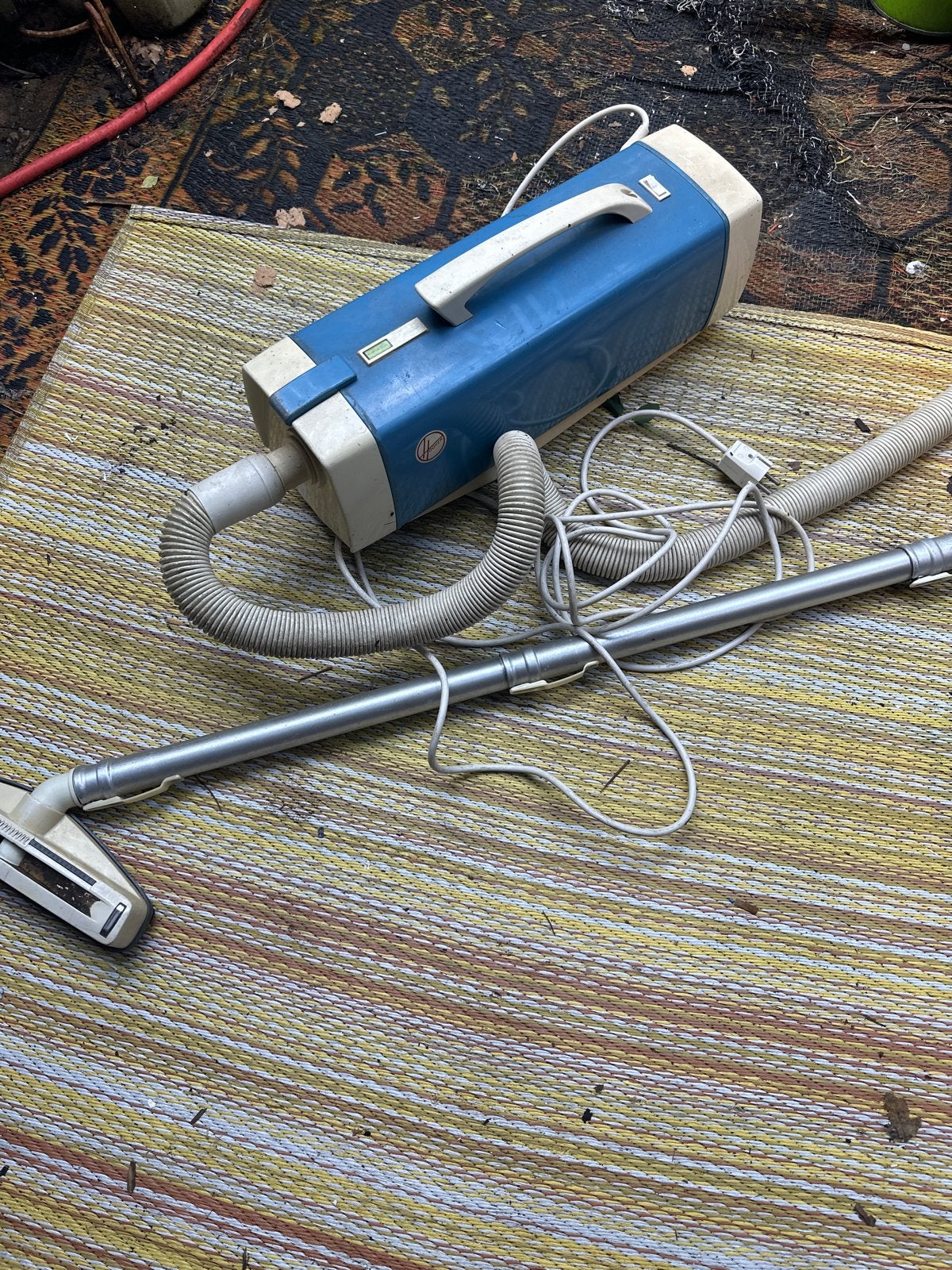 Vintage Hoover Model 427 Stofzuiger westerpark amstefdam, Inclusief accessoires, Gebruikt, Sledestofzuiger, Minder dan 1200 watt