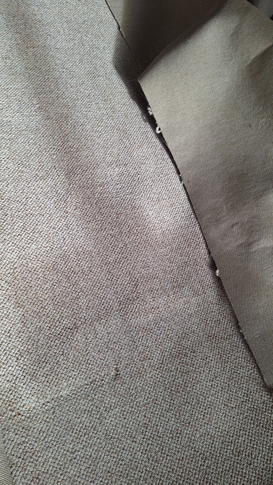Kwantum vloertapijt Mason Beige, Huis en Inrichting, Ophalen, Beige, Zo goed als nieuw, 5 tot 10 m²