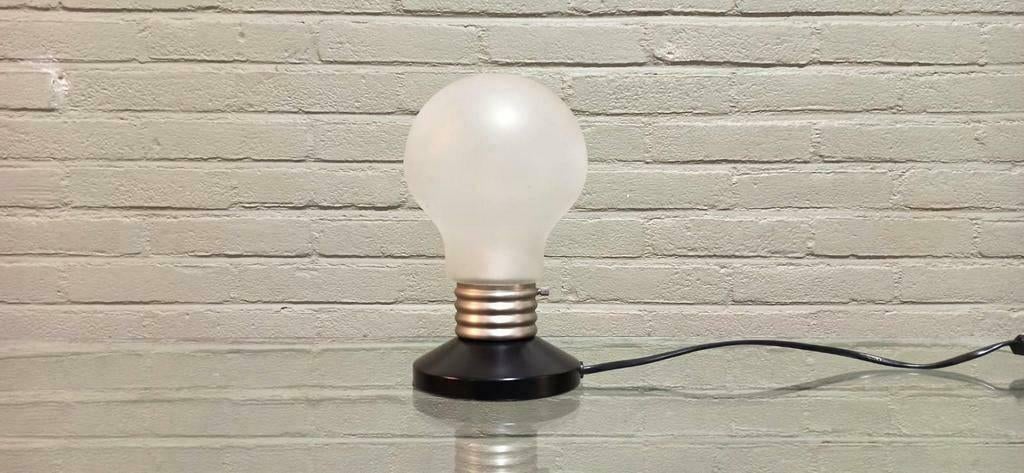 Vintage 1990S Ikea Pop Art Stijl Bulb Lamp Tafellamp, Ophalen, Tweedehands, Tweedehands, Tweedehands