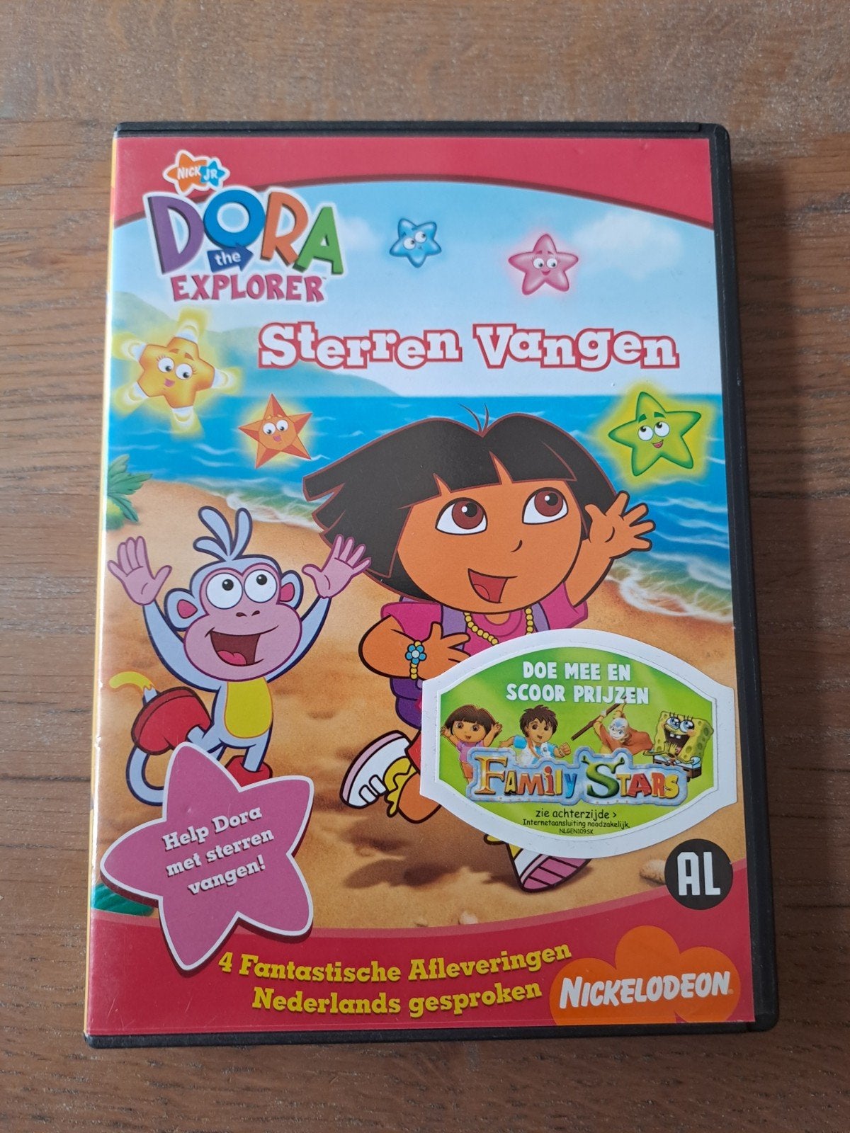 dvd, Dora the Explorer: Sterren Vangen, Cd's en Dvd's, Alle leeftijden, Ophalen of Verzenden, Zo goed als nieuw, Nederlands