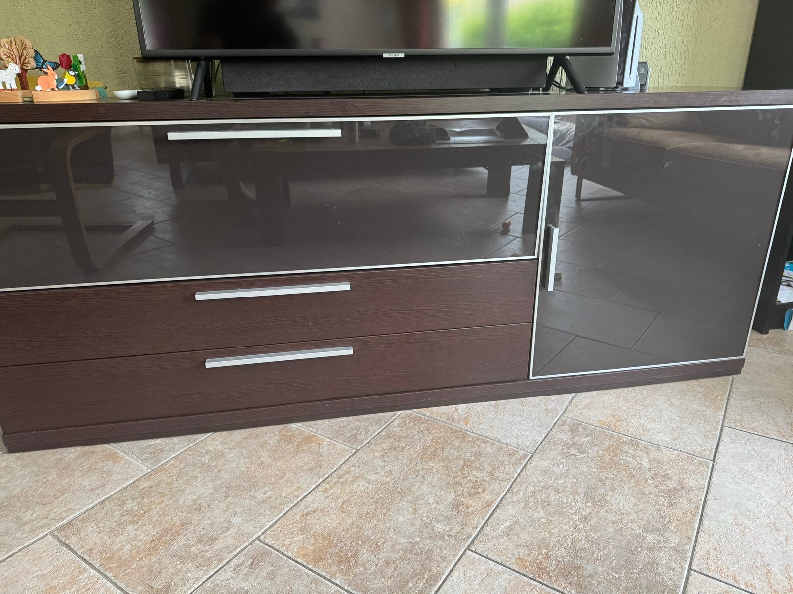 gratis Televisiemeubel - 210 x 45 x 80cm, Ophalen, Gebruikt, 200 cm of meer, Minder dan 100 cm