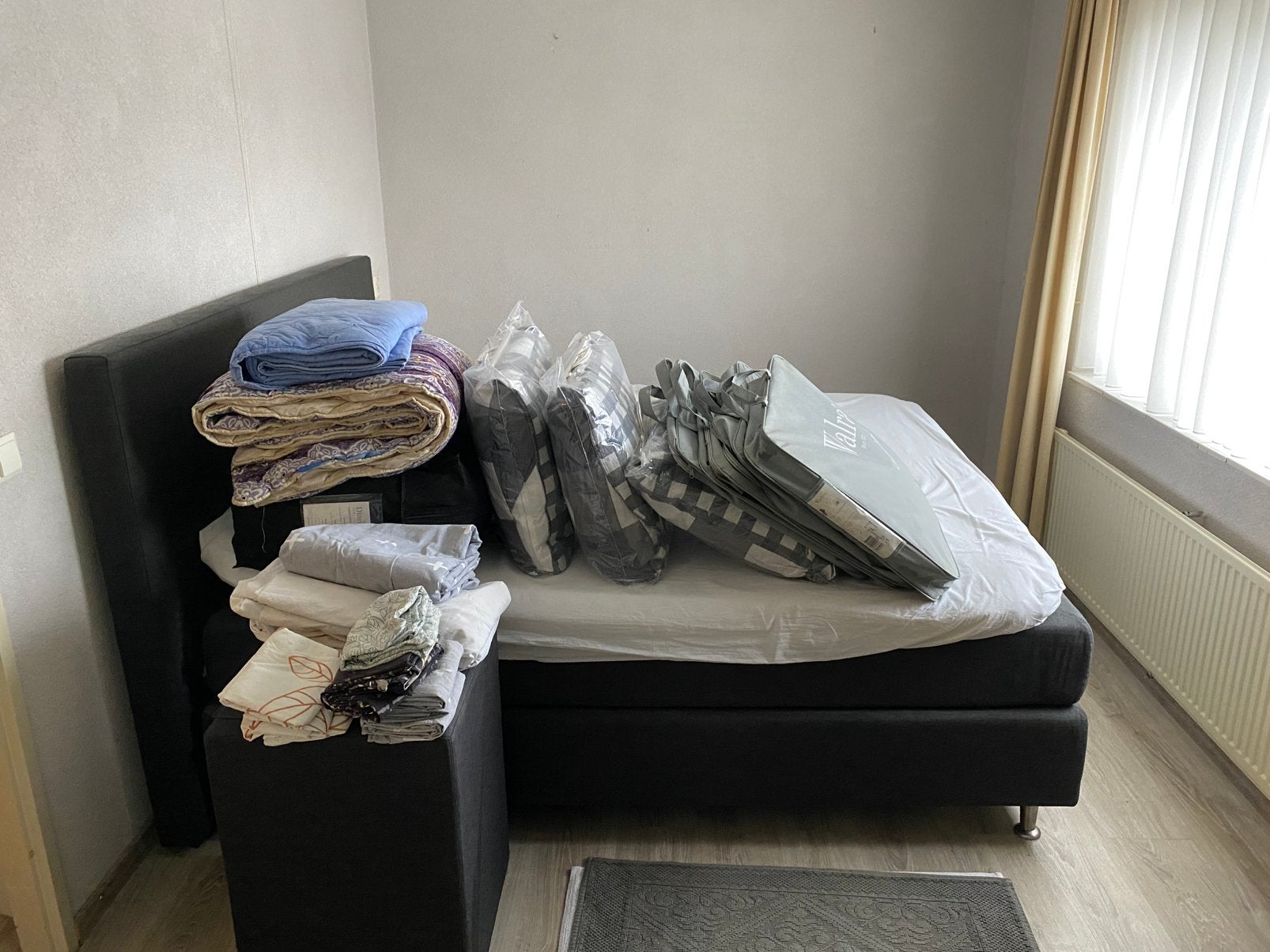 Boxspring bed, Huis en Inrichting, Ophalen, Gebruikt, Tweepersoons, Modern
