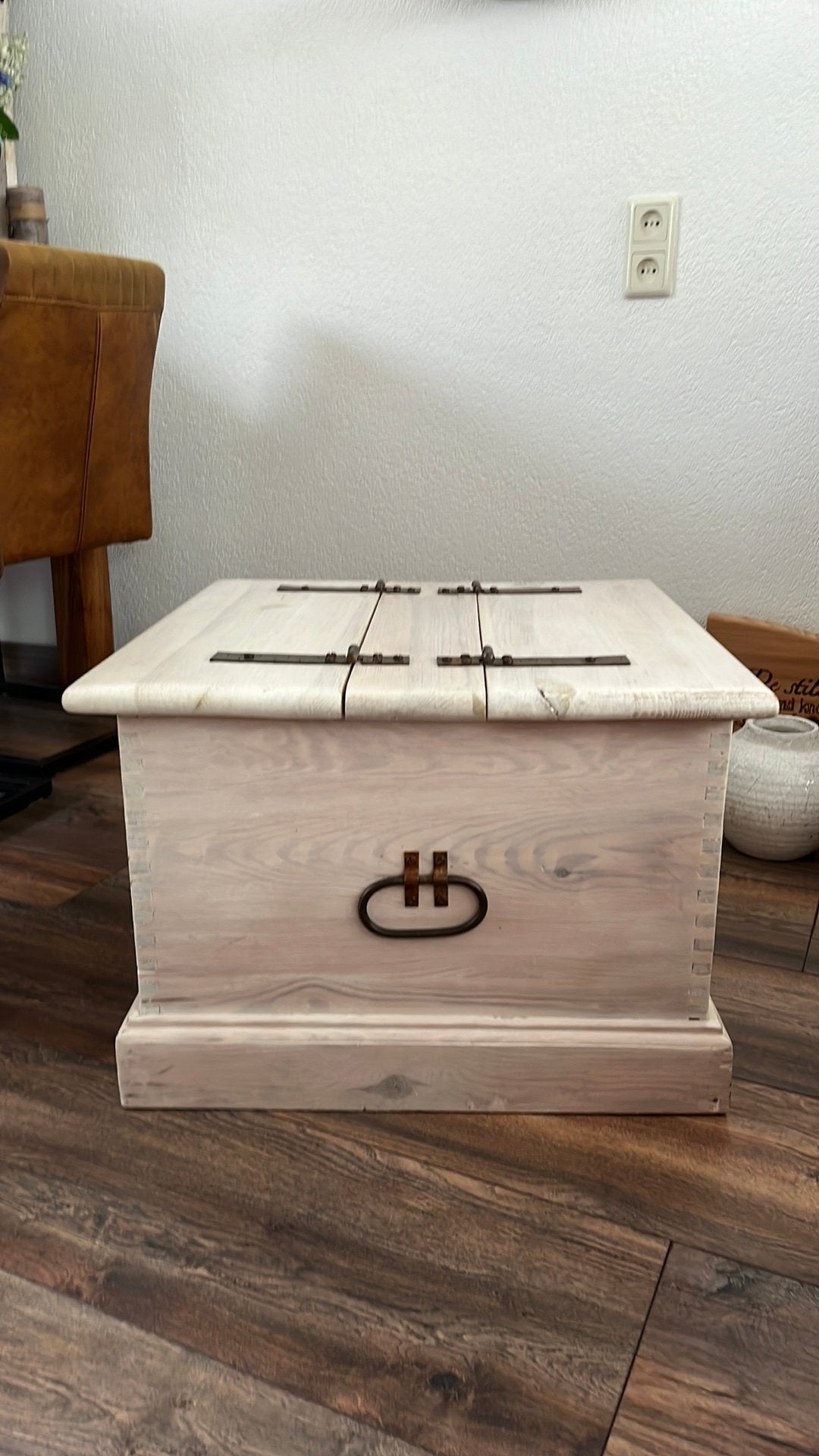 Dekenkist-salontafel-bijzettafel, Huis en Inrichting, Woonaccessoires | Kisten, Ophalen, Zo goed als nieuw, 50 tot 100 cm, 50 tot 75 cm