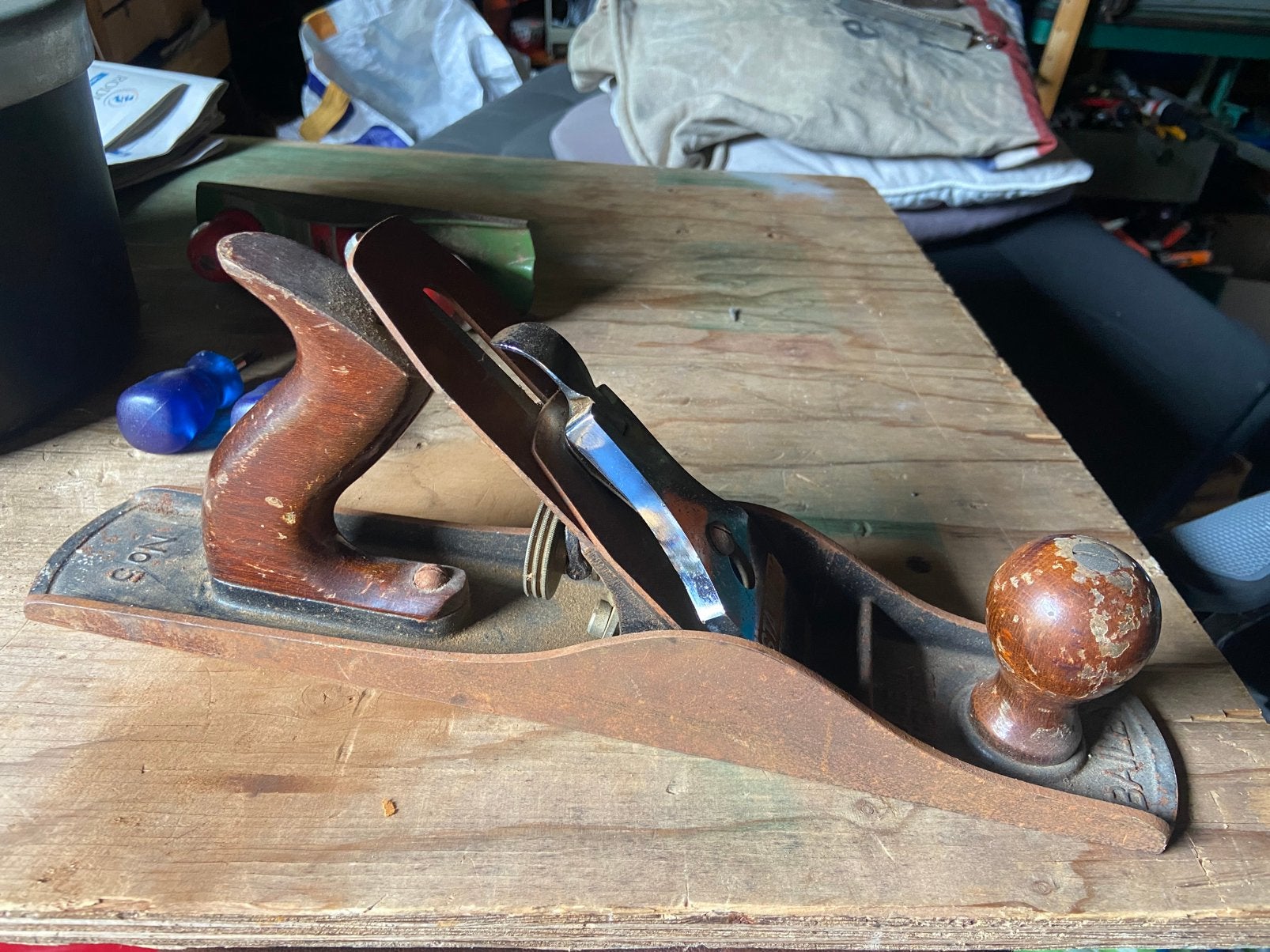 Stanley Bailey Schaaf No 5, Antiek en Kunst, Antiek | Gereedschap en Instrumenten, Ophalen of Verzenden