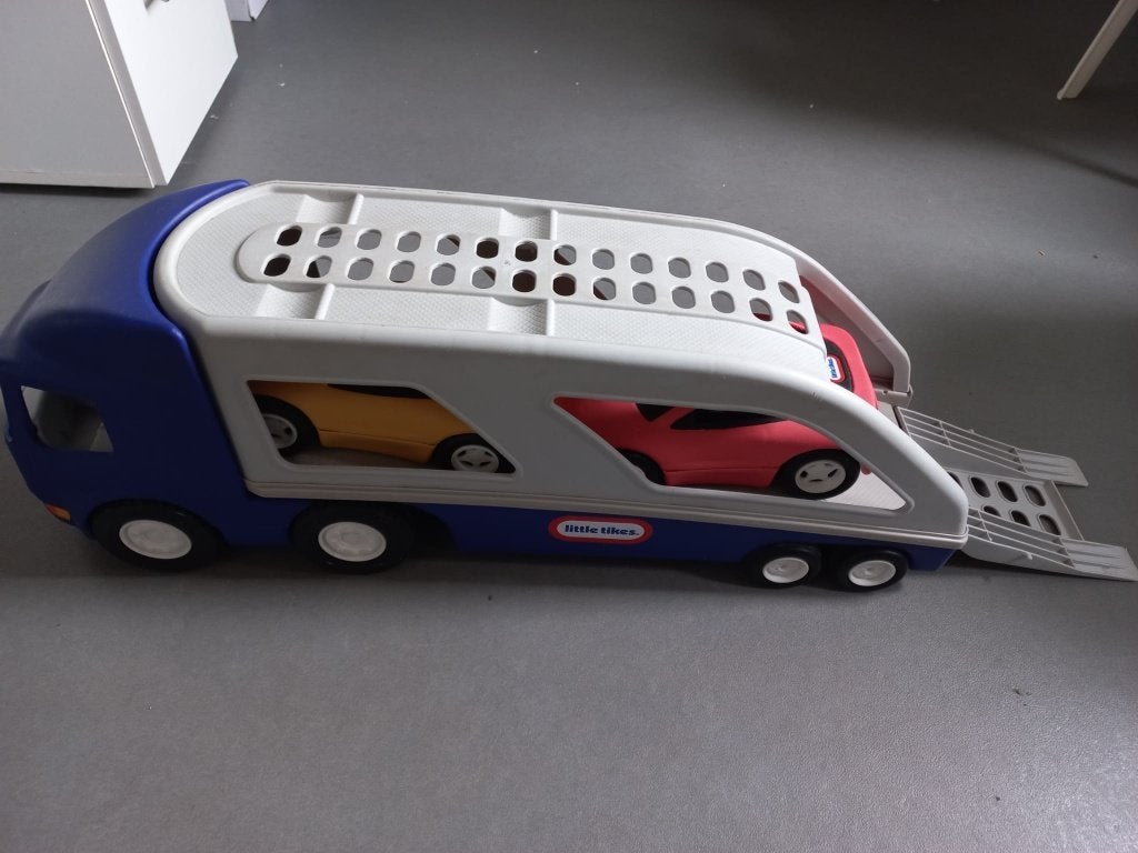 Little tikes vrachtwagen met auto's, Kinderen en Baby's, Ophalen, Gebruikt