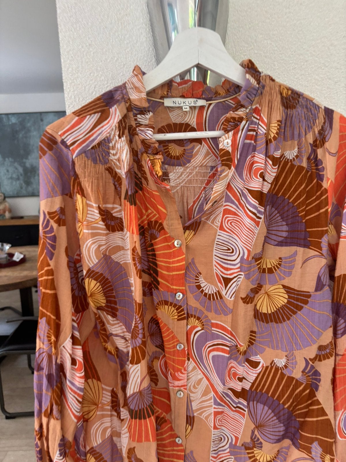 Dames blouse maat M merk Nukus, Ophalen of Verzenden, Zo goed als nieuw, Maat 38/40 (M)