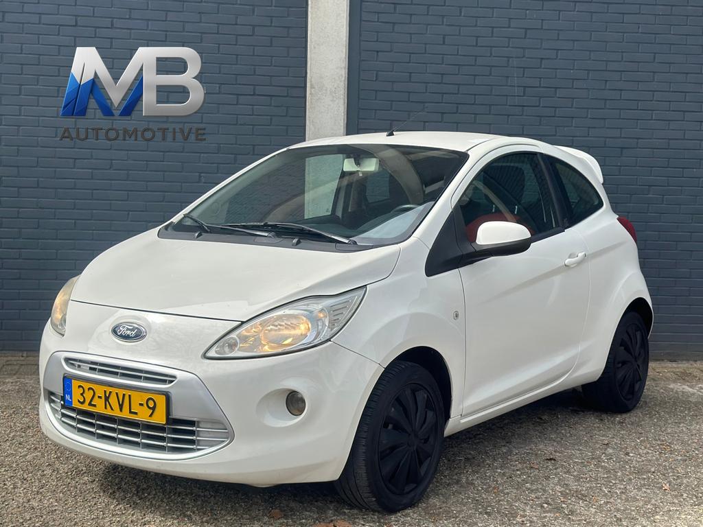 FORD KA TITANIUM/NIEUWE APK/AIRCO, Auto's, Ford, Voorwielaandrijving, 1242 cc, 4 cilinders, 4 stoelen