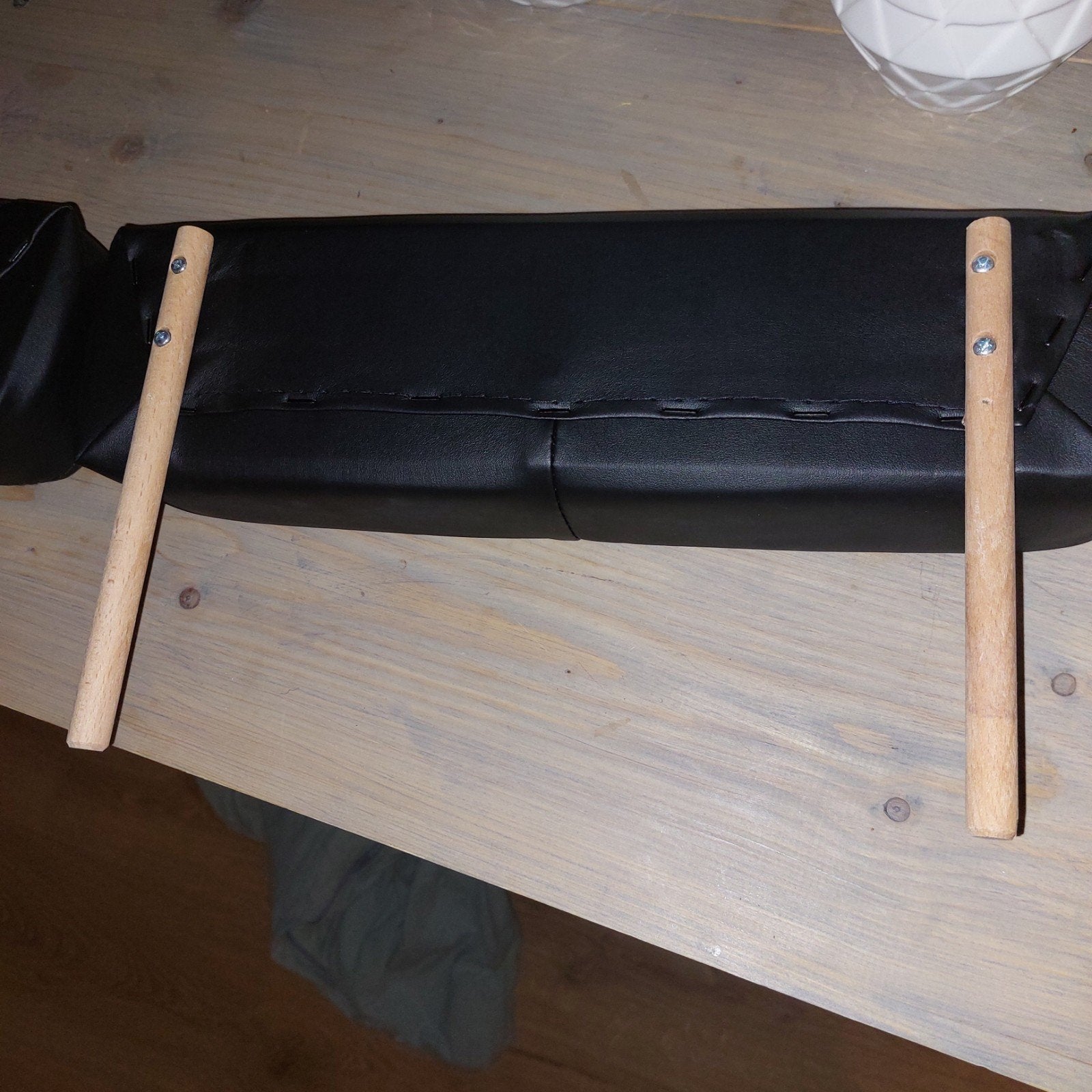 armsteunen massagetafel, Ophalen