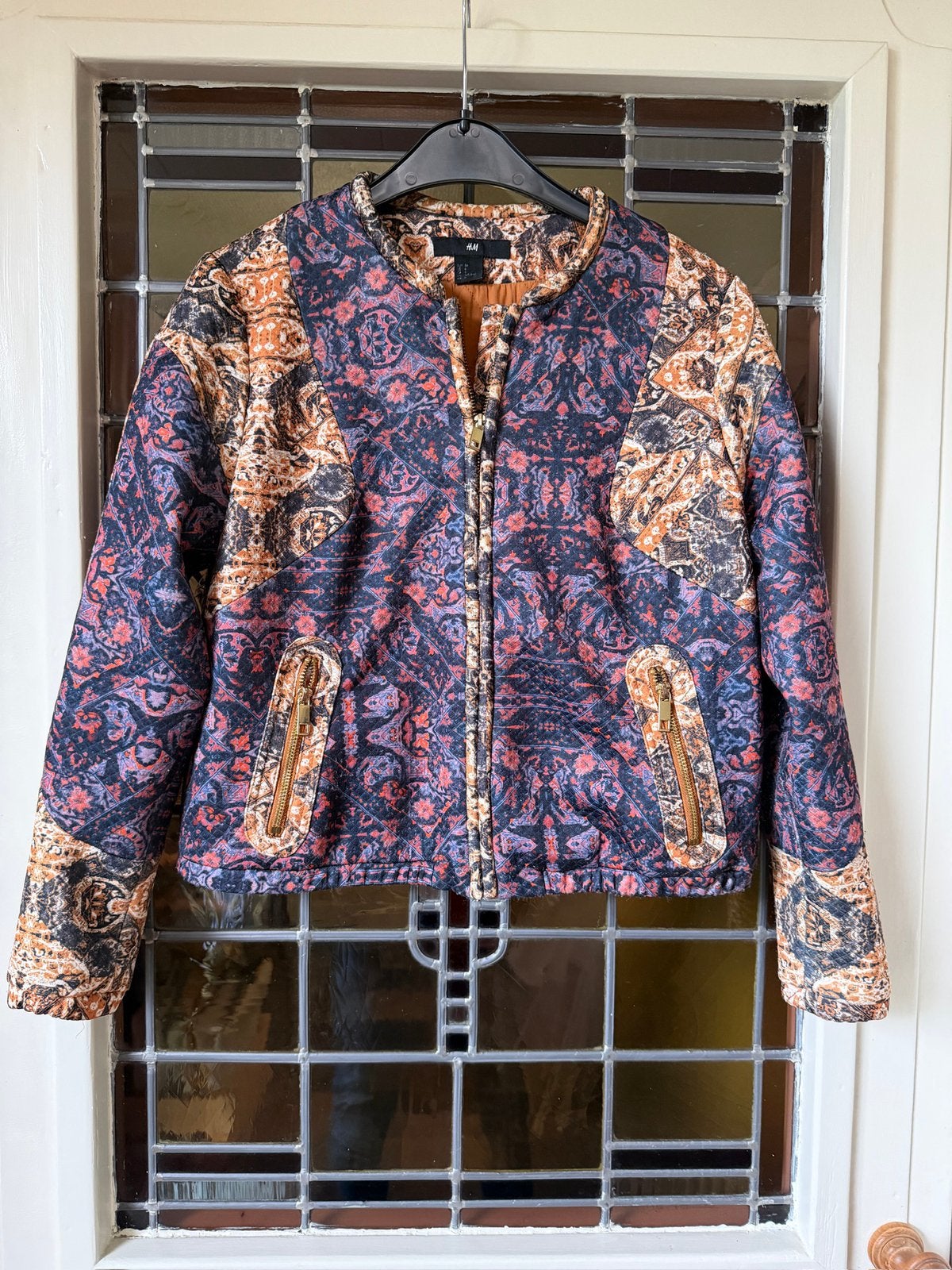 H&M jasje, maat 36, Ophalen of Verzenden, Zo goed als nieuw, Maat 36 (S), Paars