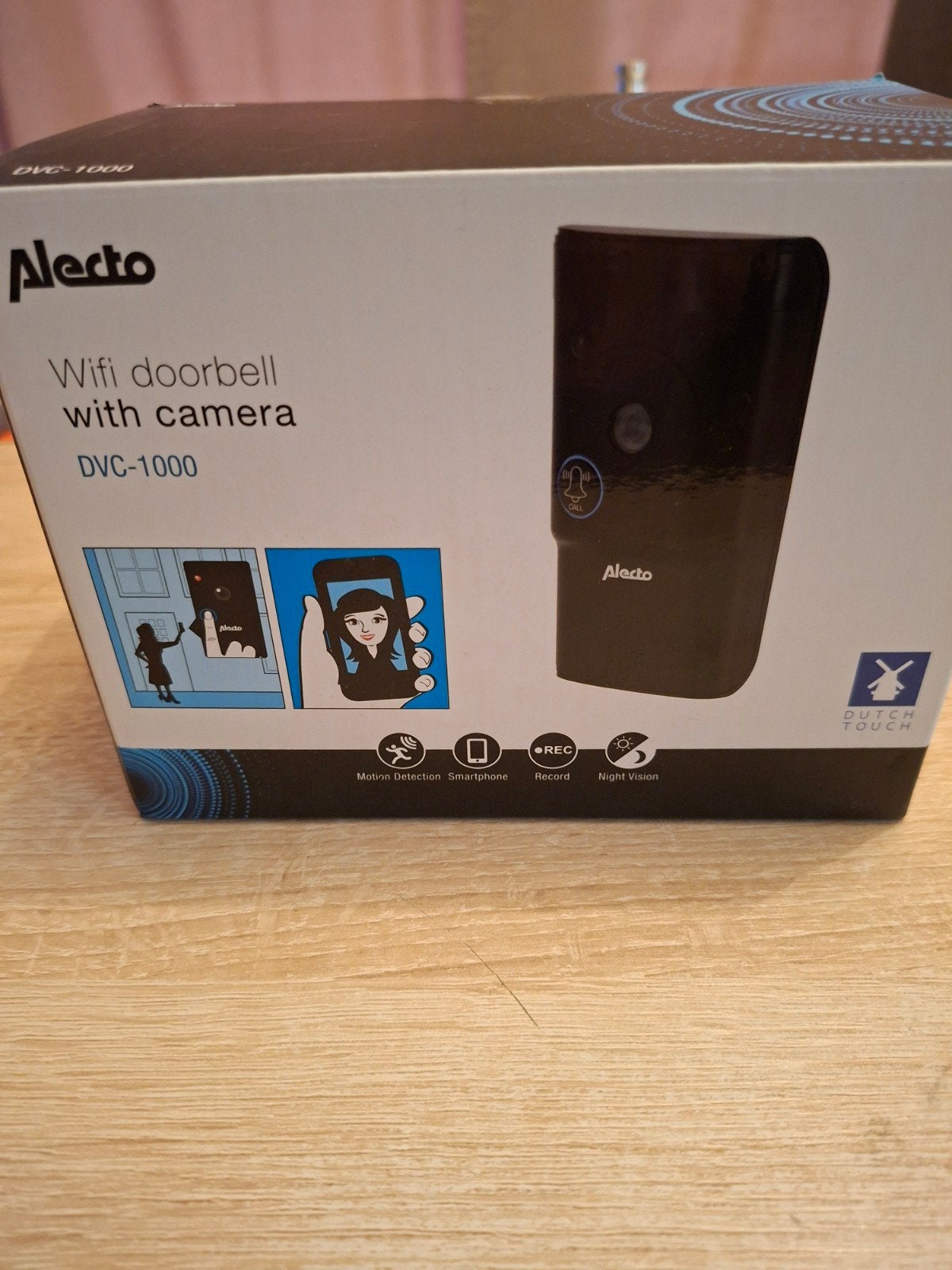 Nieuwe Alecto DVC-1000 Wifi Deurbel met Camera, Ophalen