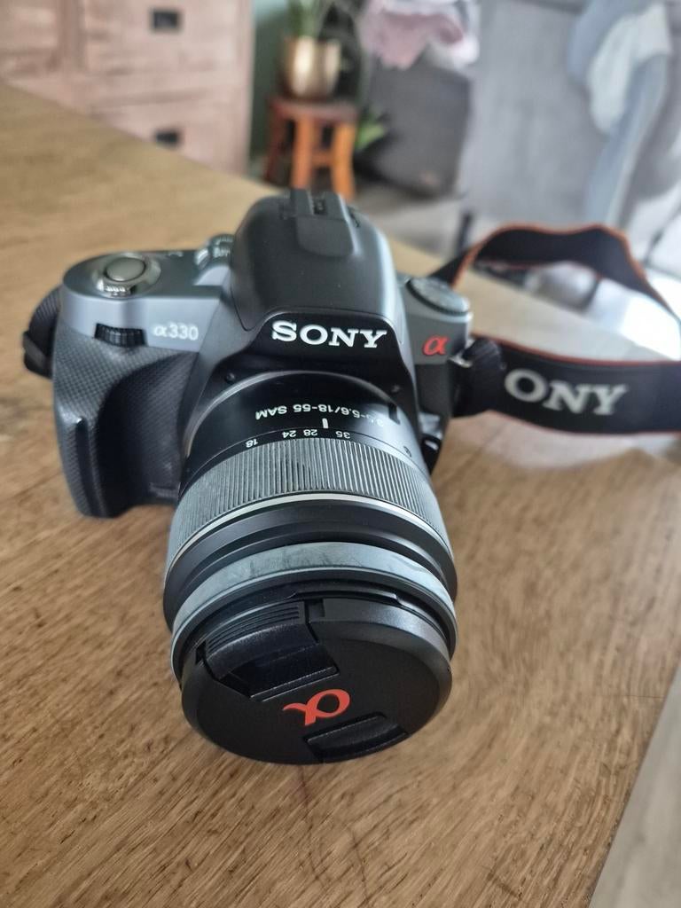 Sony A330 Spiegelreflexcamera met beschermende tas, Audio, Tv en Foto, Fotocamera's Digitaal, Ophalen of Verzenden, Gebruikt, Spiegelreflex
