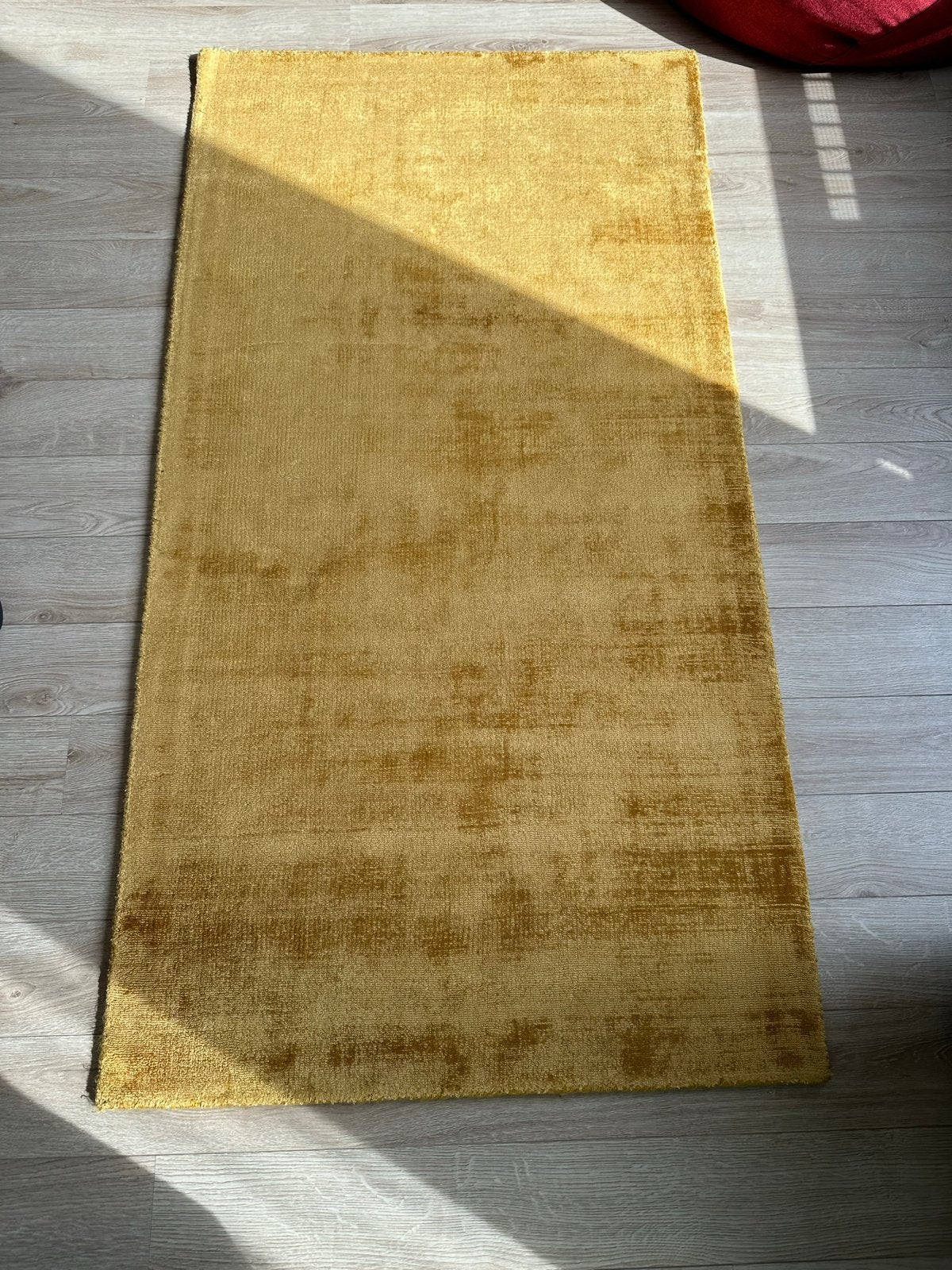 Westwing Vloerkleed Geel 150x80 cm, 100 tot 150 cm, Geel, Zo goed als nieuw, Rechthoekig