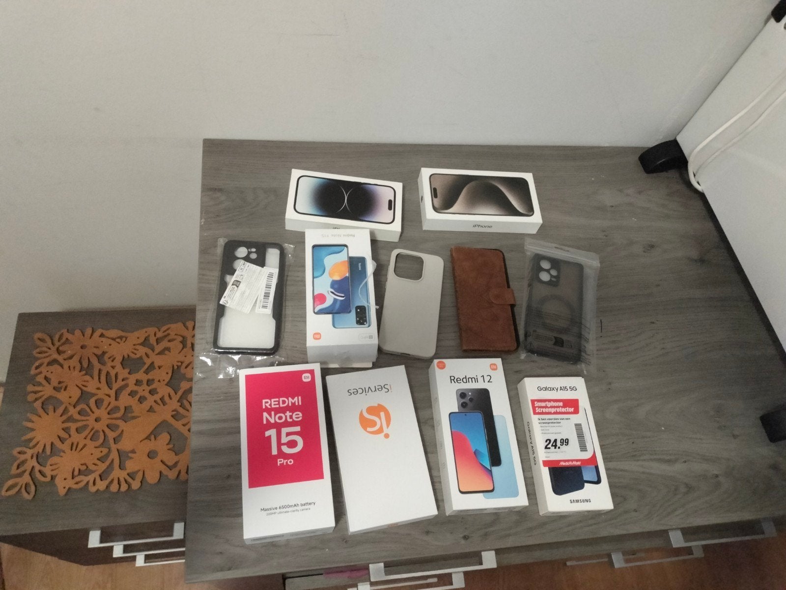 Diverse telefoonhoesjes en originele verpakkingen, Ophalen of Verzenden, Gebruikt, Apple, Hoesje of Tasje